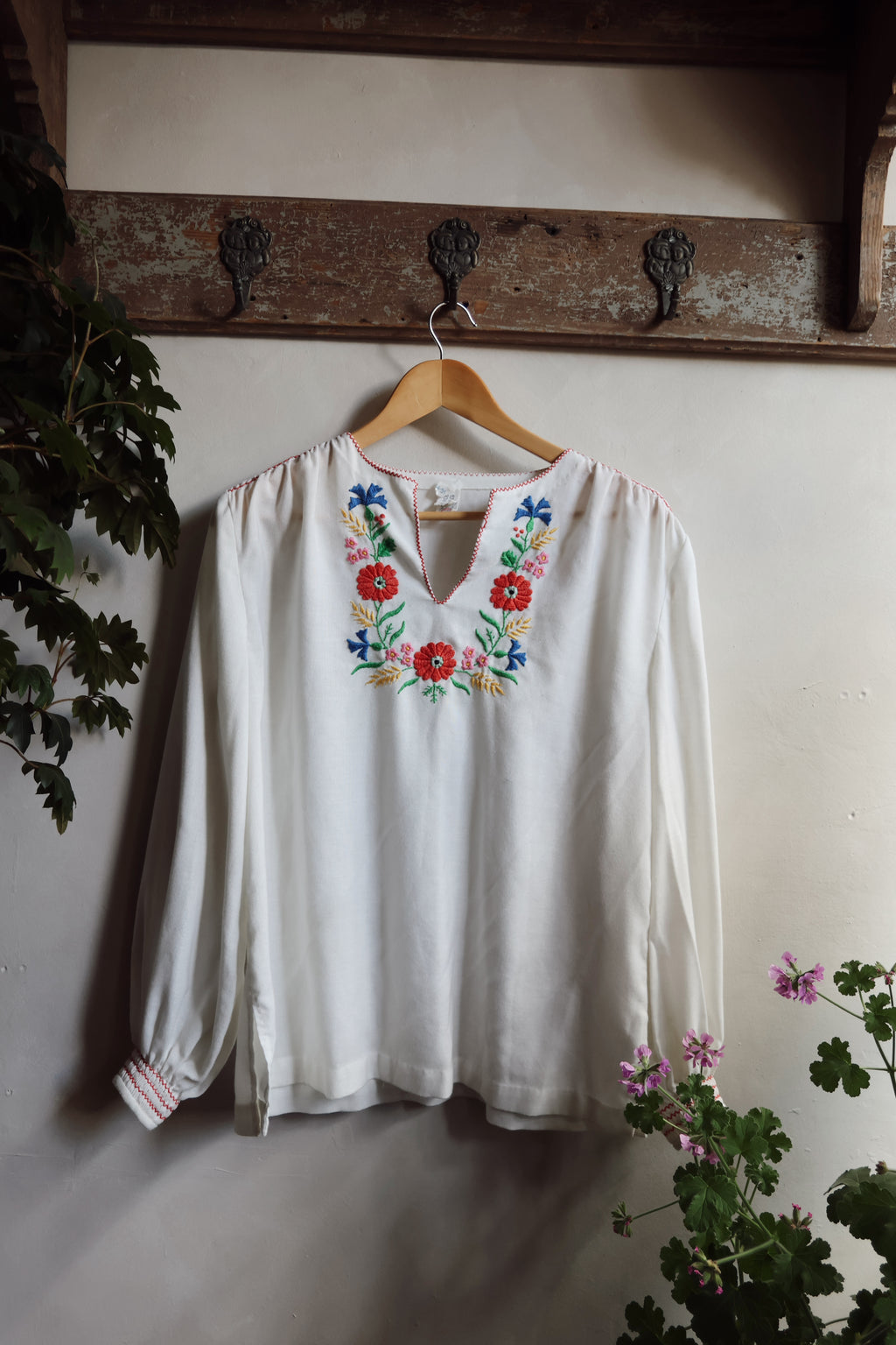 Embroidered Vintage Blouse