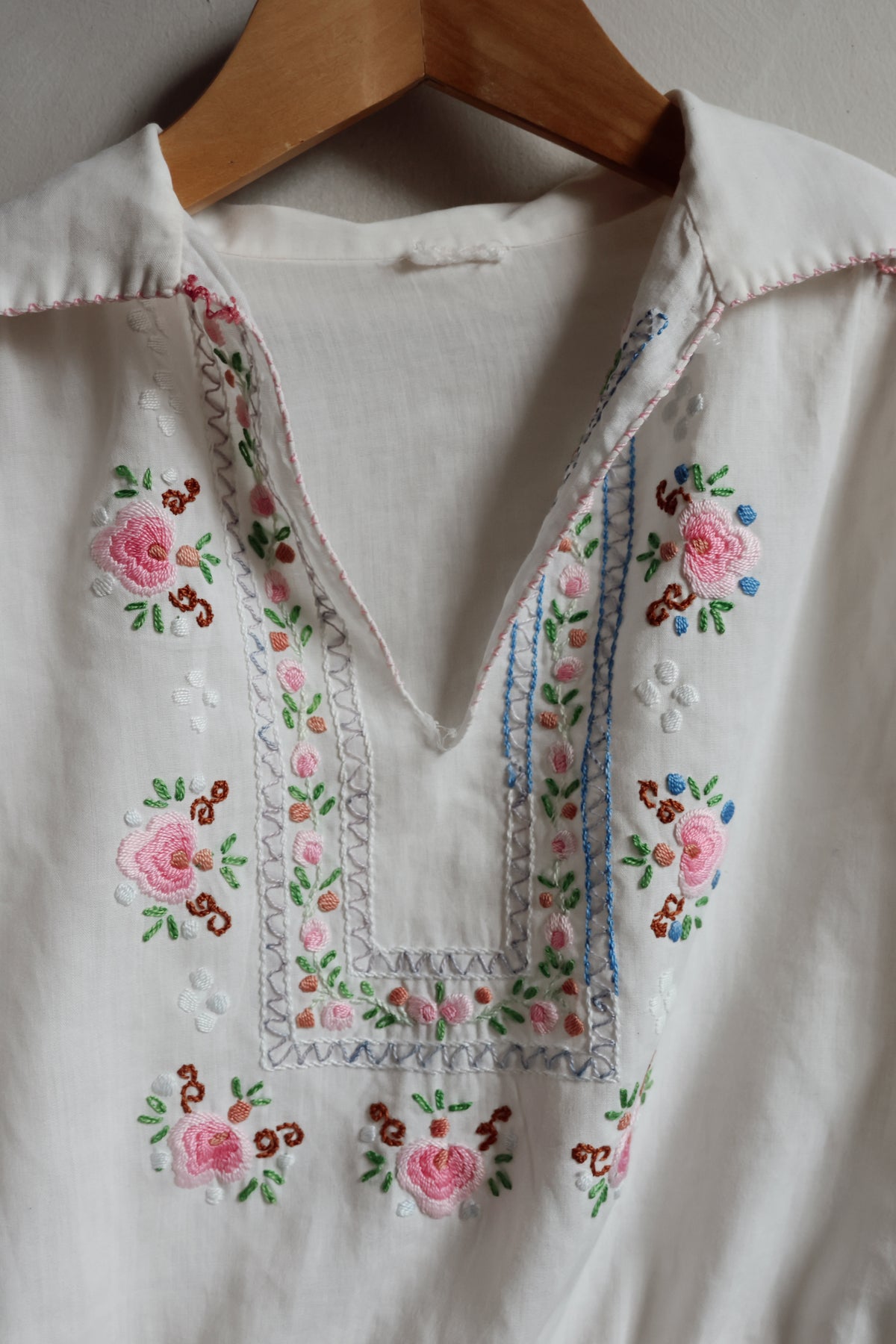 Vintage 1970’s Embroidered Blouse