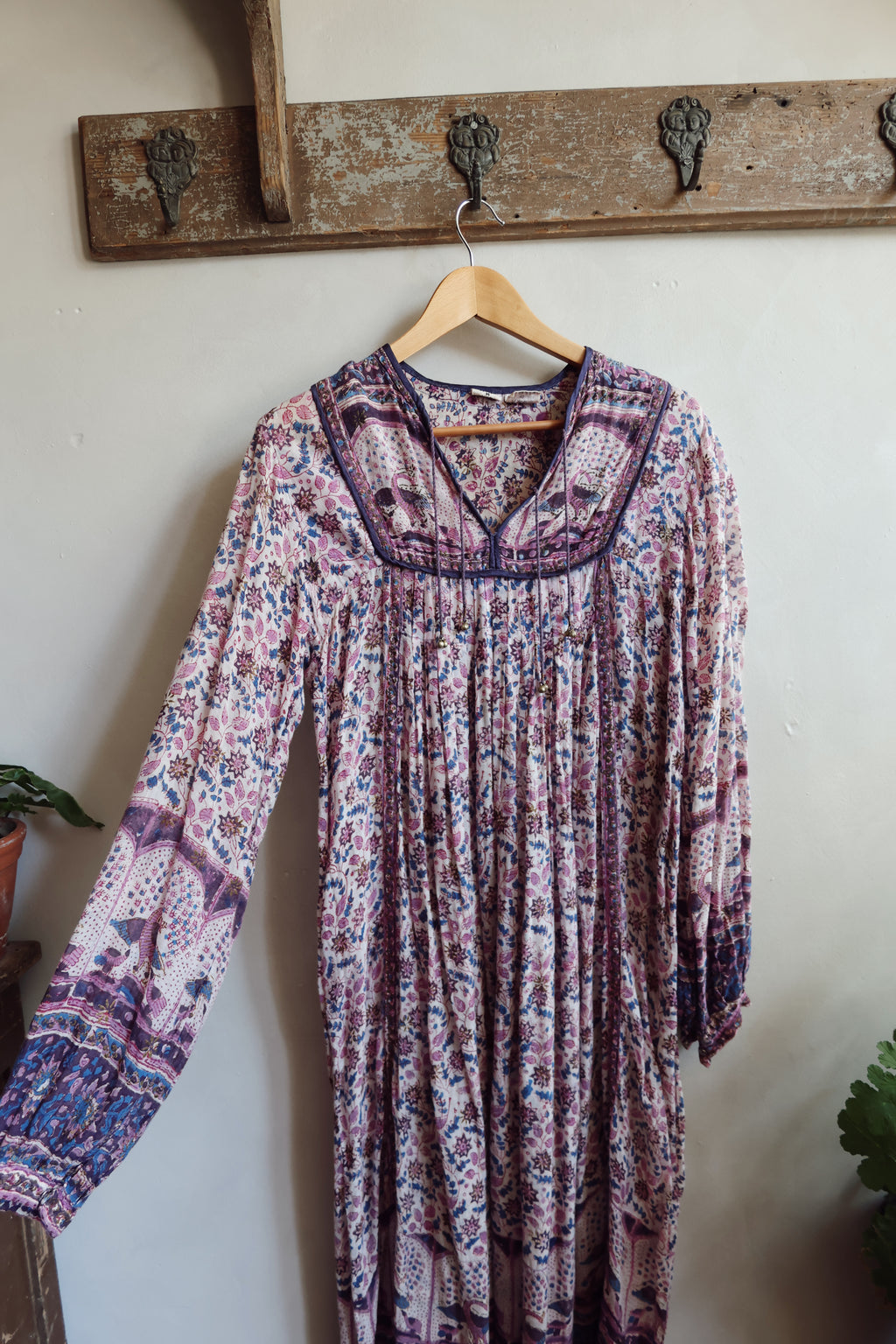 1970’s Vintage Indian Blockprint Dress