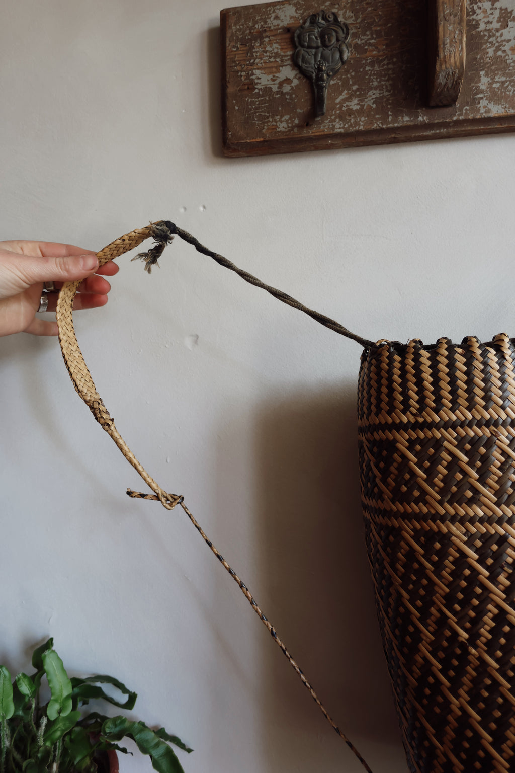 Vintage Woven Backpack