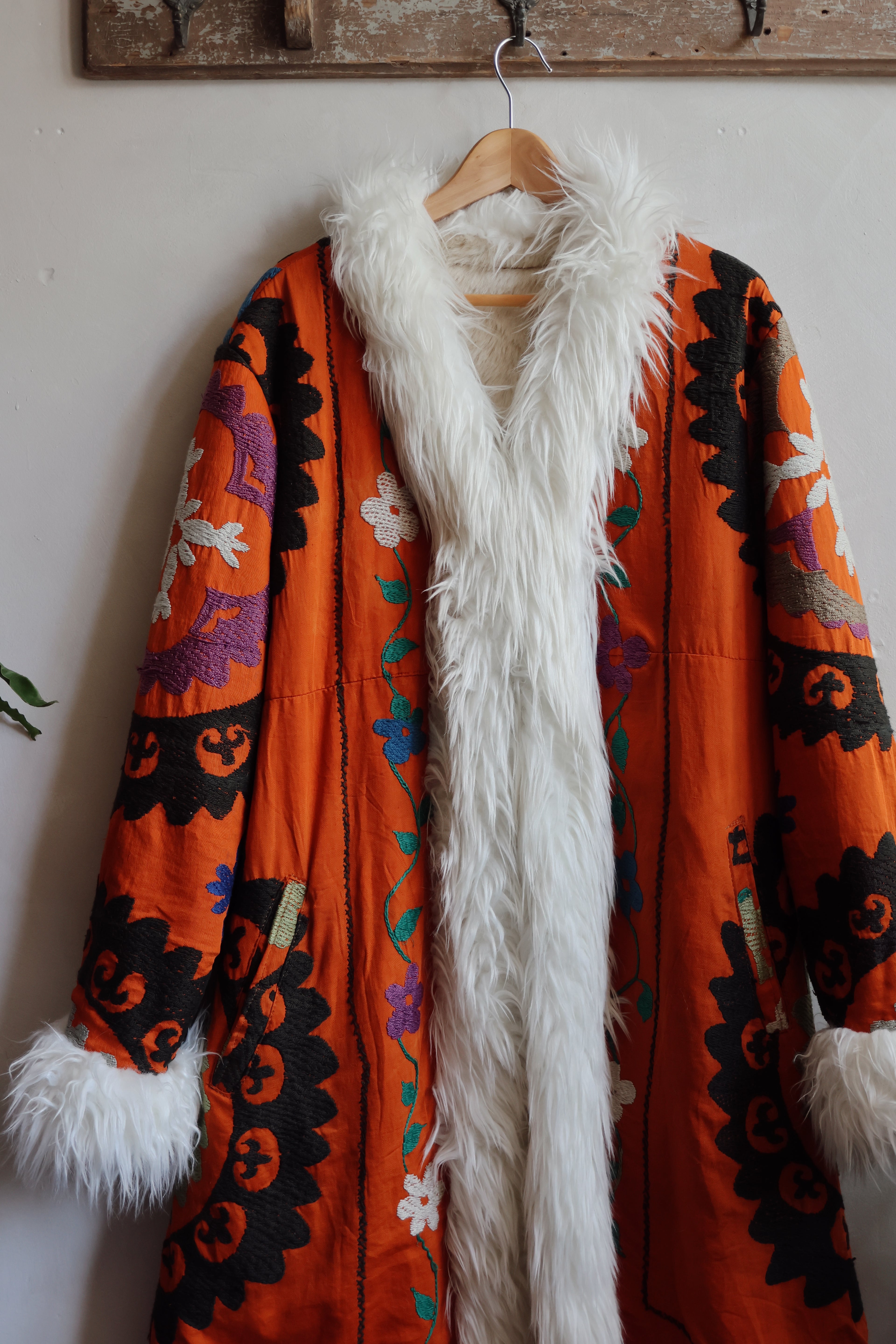 Beautiful Embroidered Suzani Afghan Coat