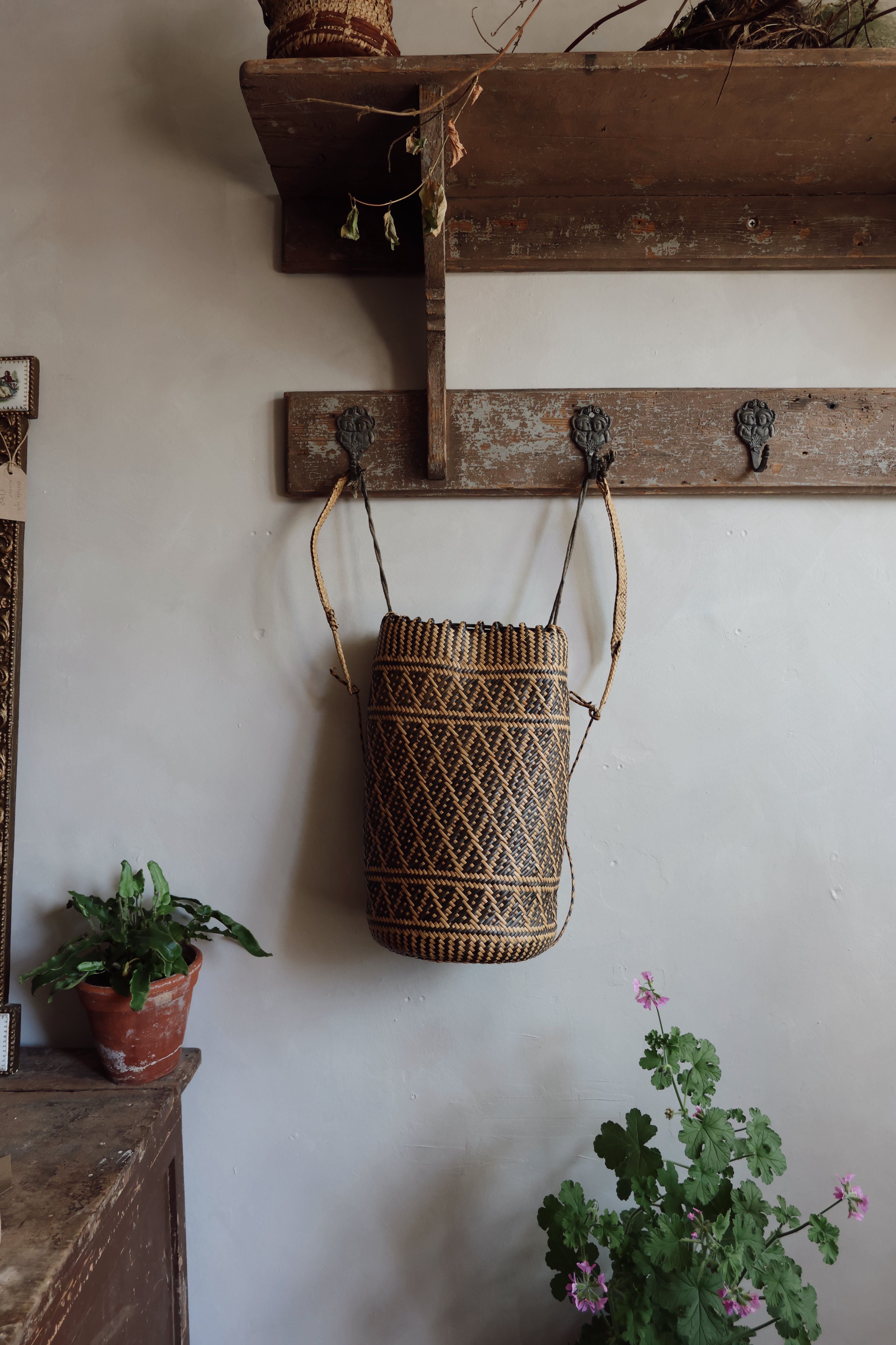 Vintage Woven Backpack