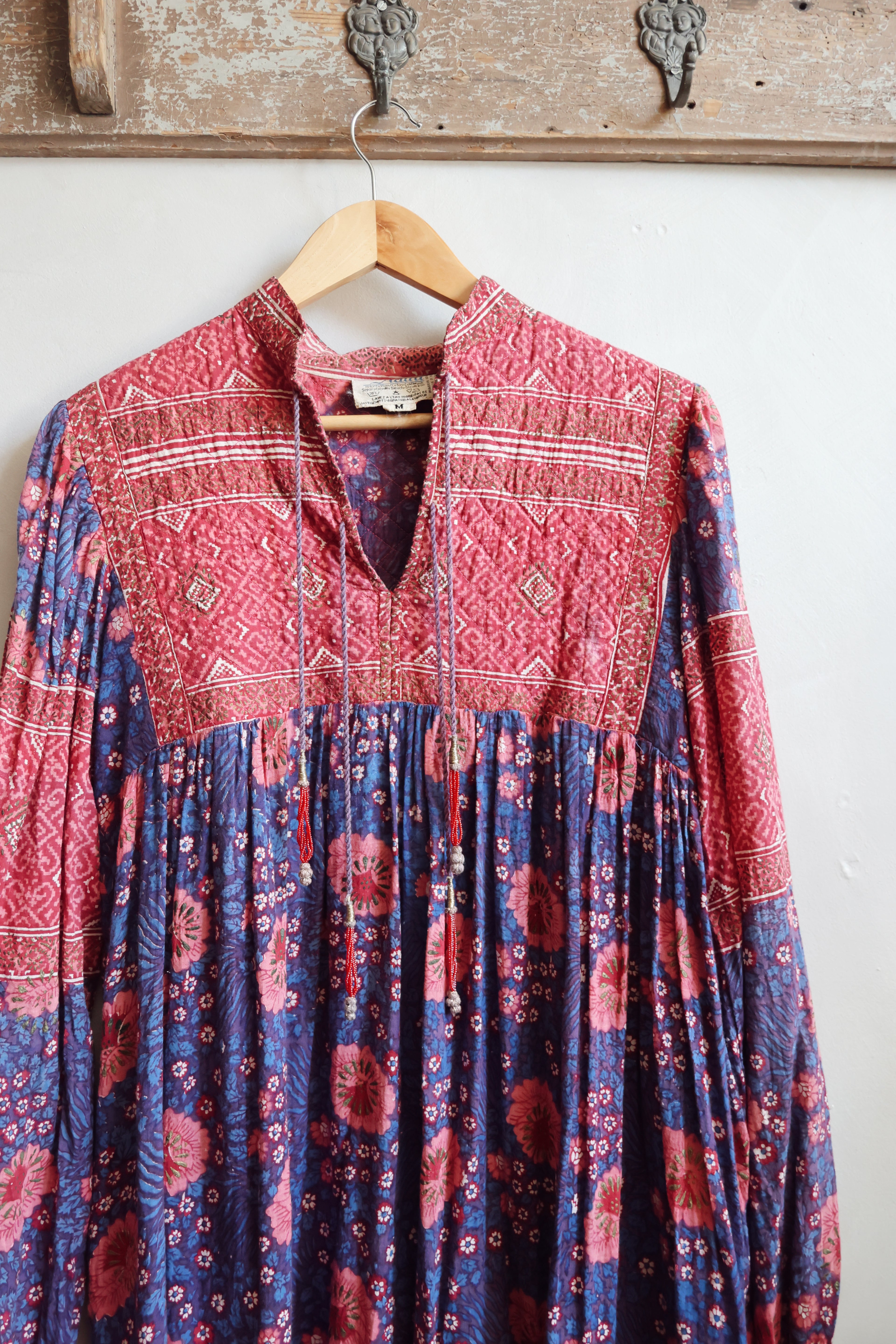 Vintage Adini Indian Cotton Dress