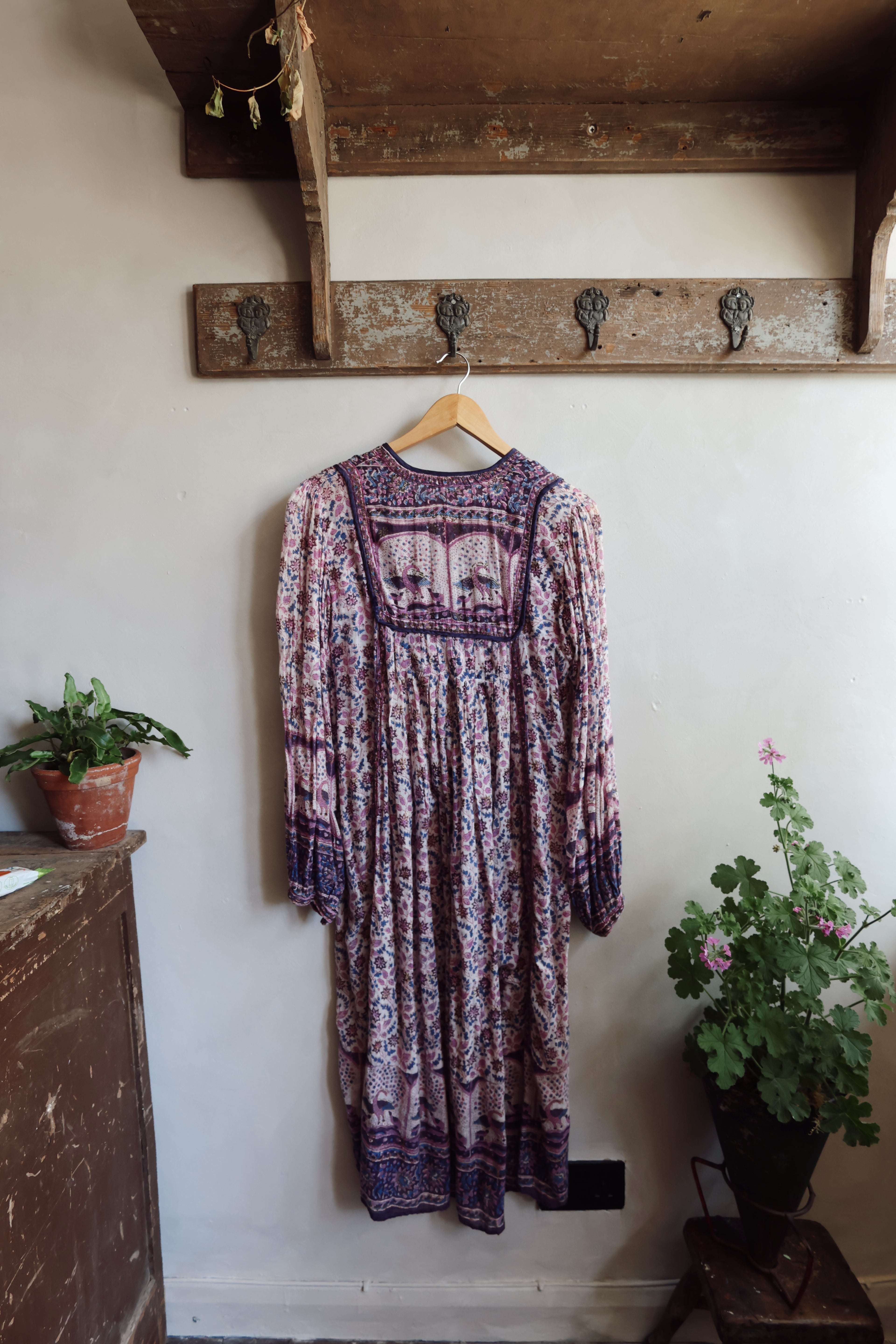1970’s Vintage Indian Blockprint Dress