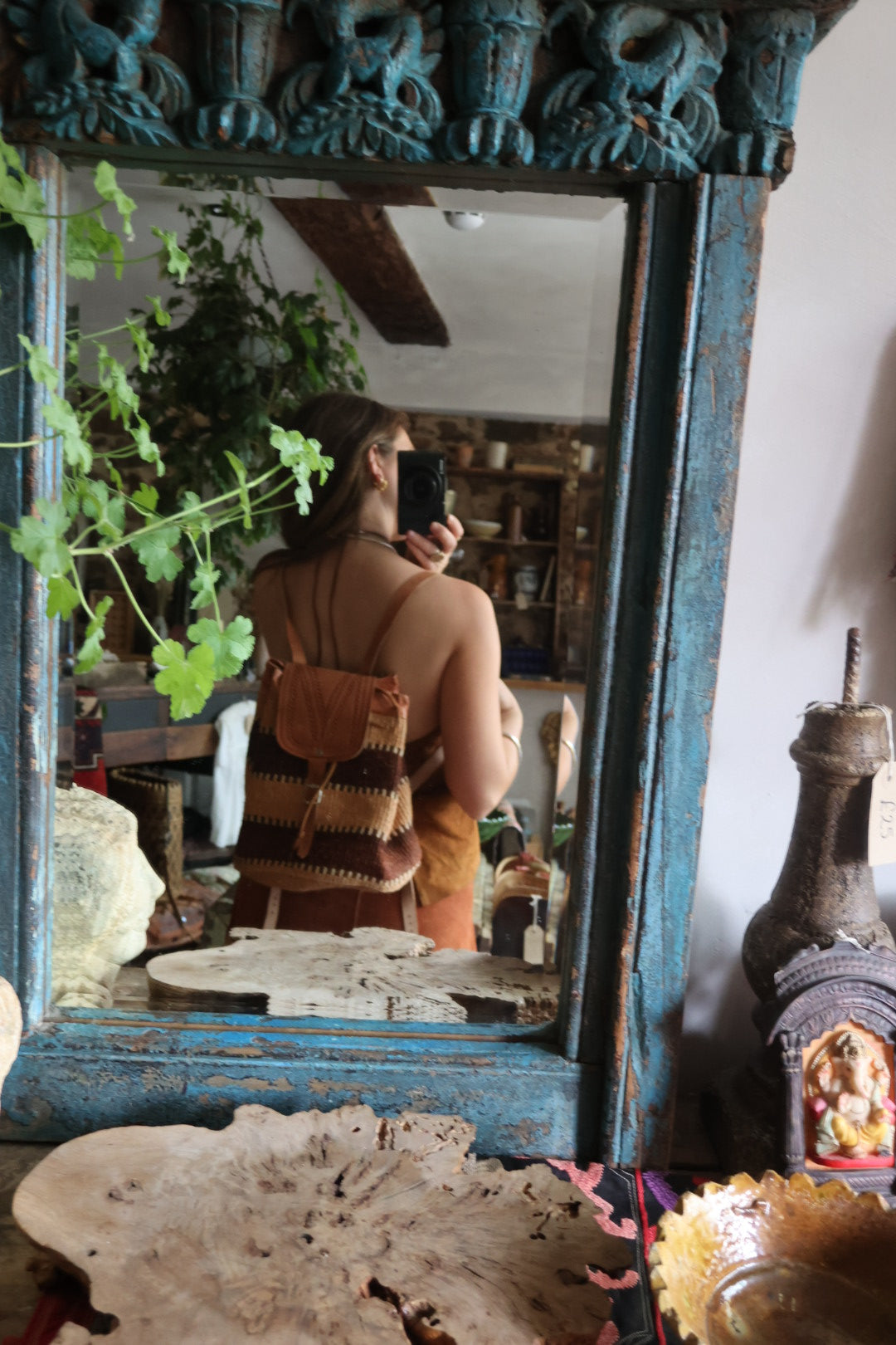 Vintage Woven Backpack