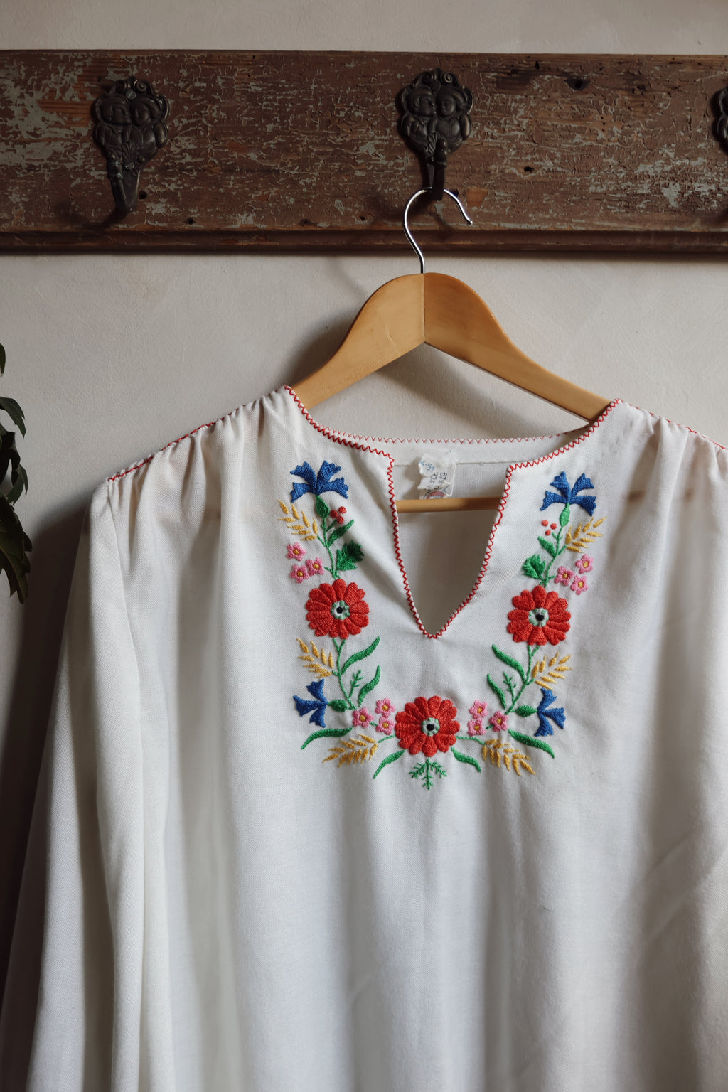 Embroidered Vintage Blouse