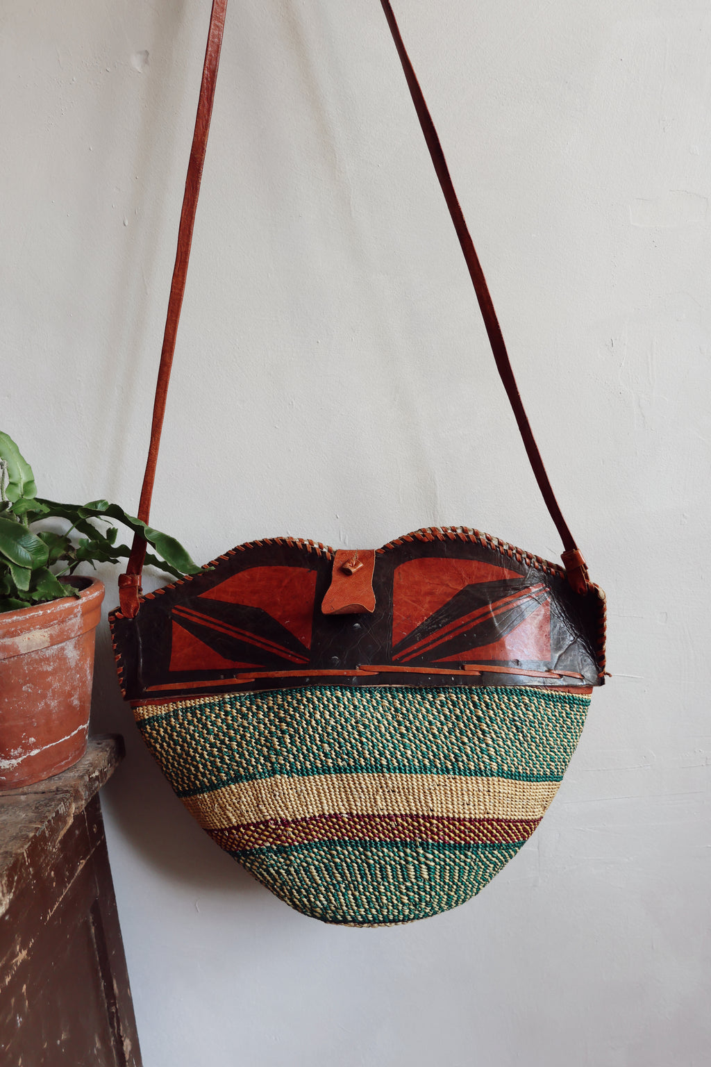 Vintage Woven Sisal Bag