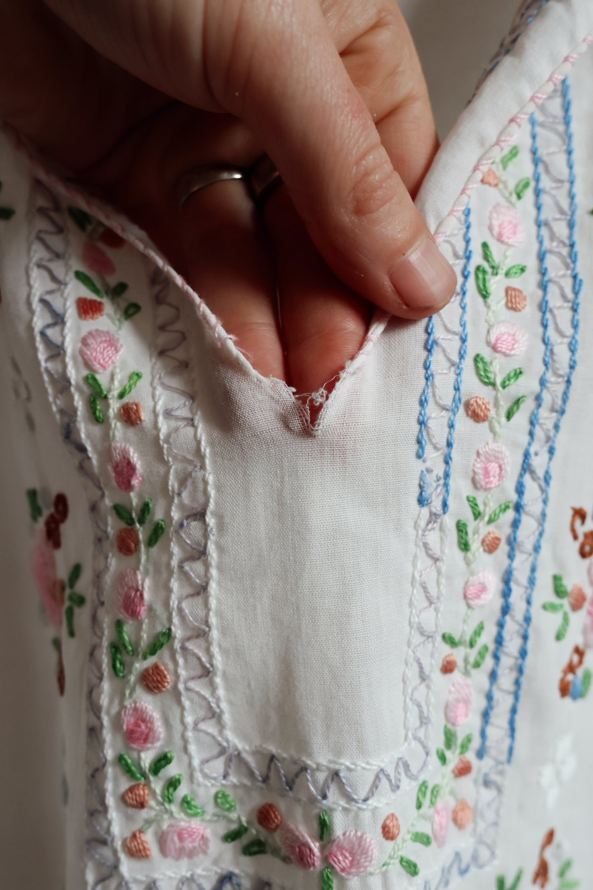 Vintage 1970’s Embroidered Blouse