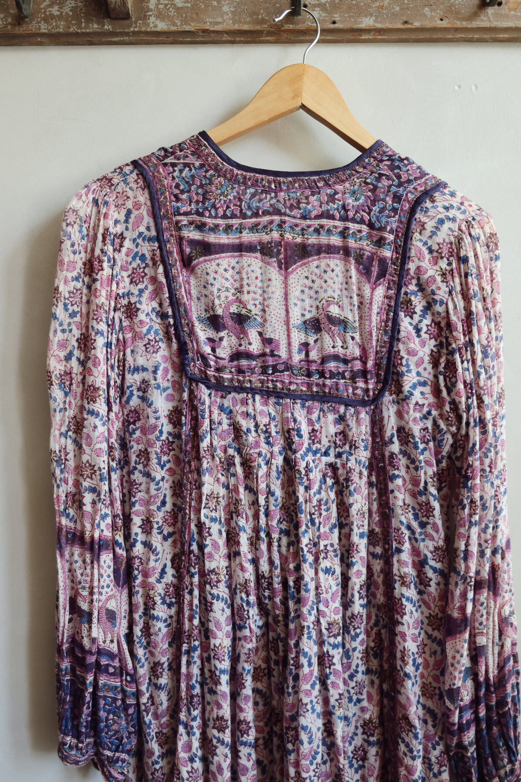1970’s Vintage Indian Blockprint Dress