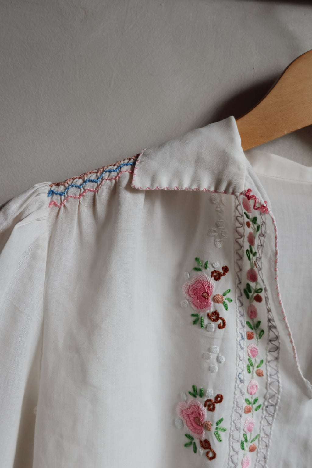 Vintage 1970’s Embroidered Blouse
