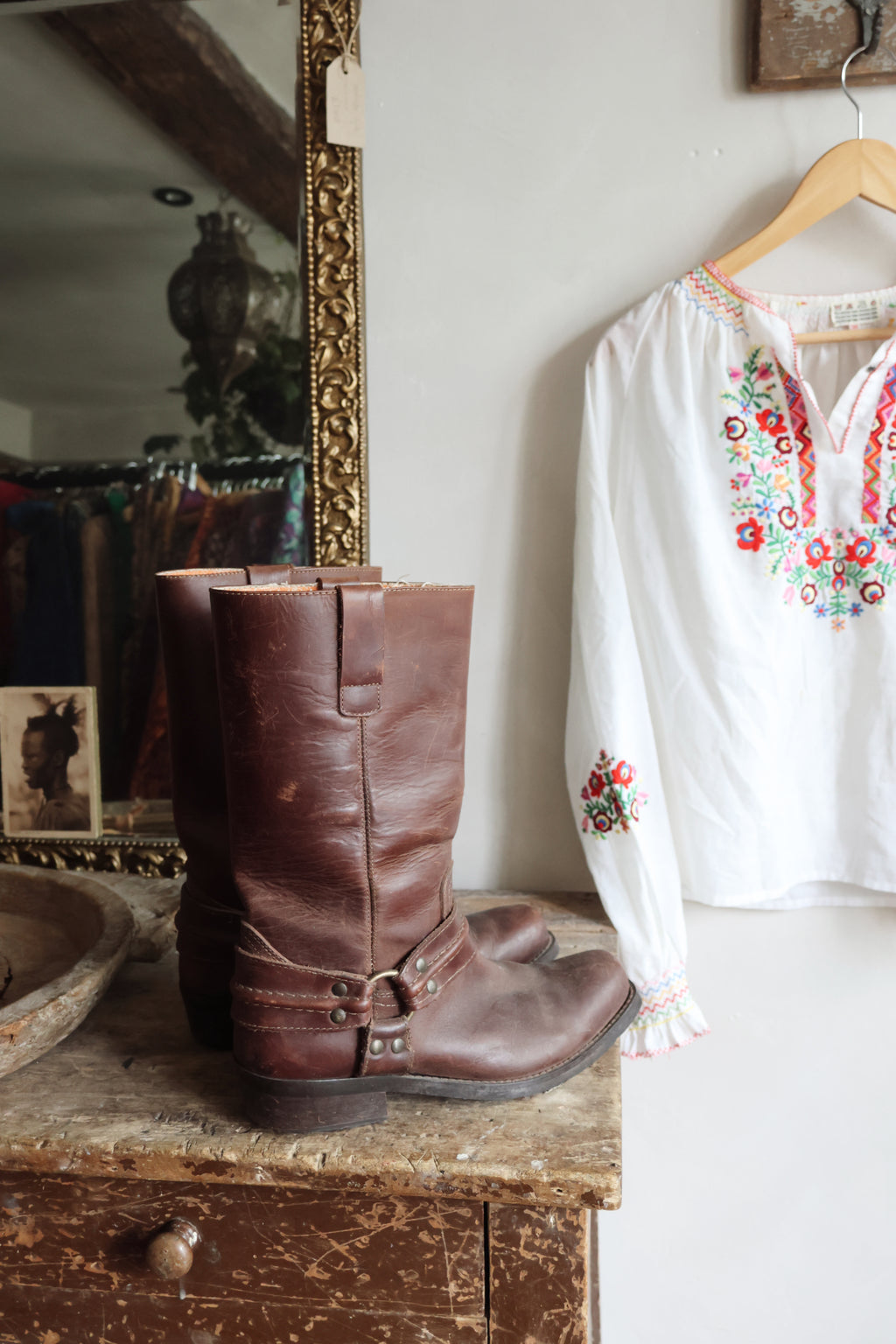 Vintage Leather Boots