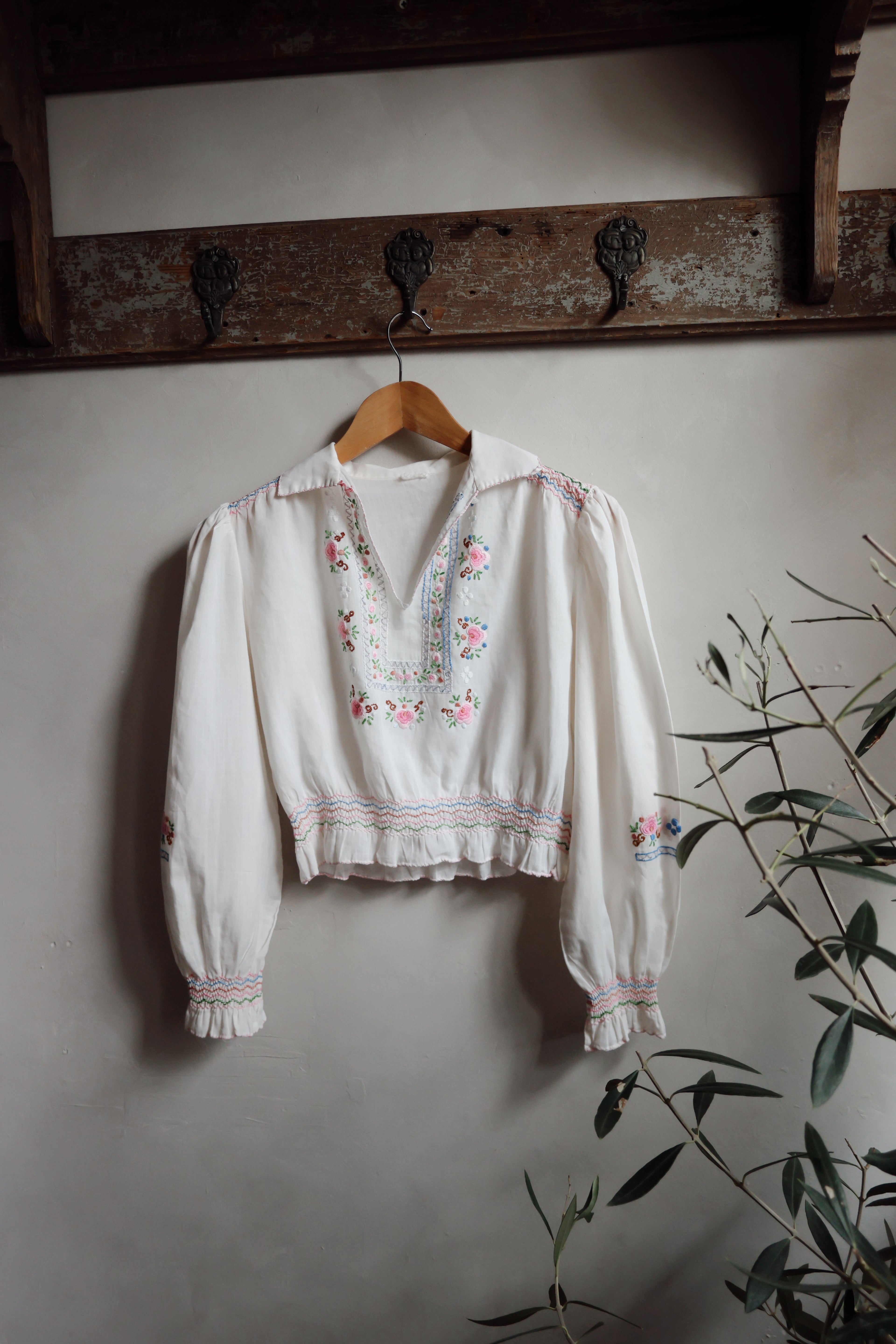 Vintage 1970’s Embroidered Blouse