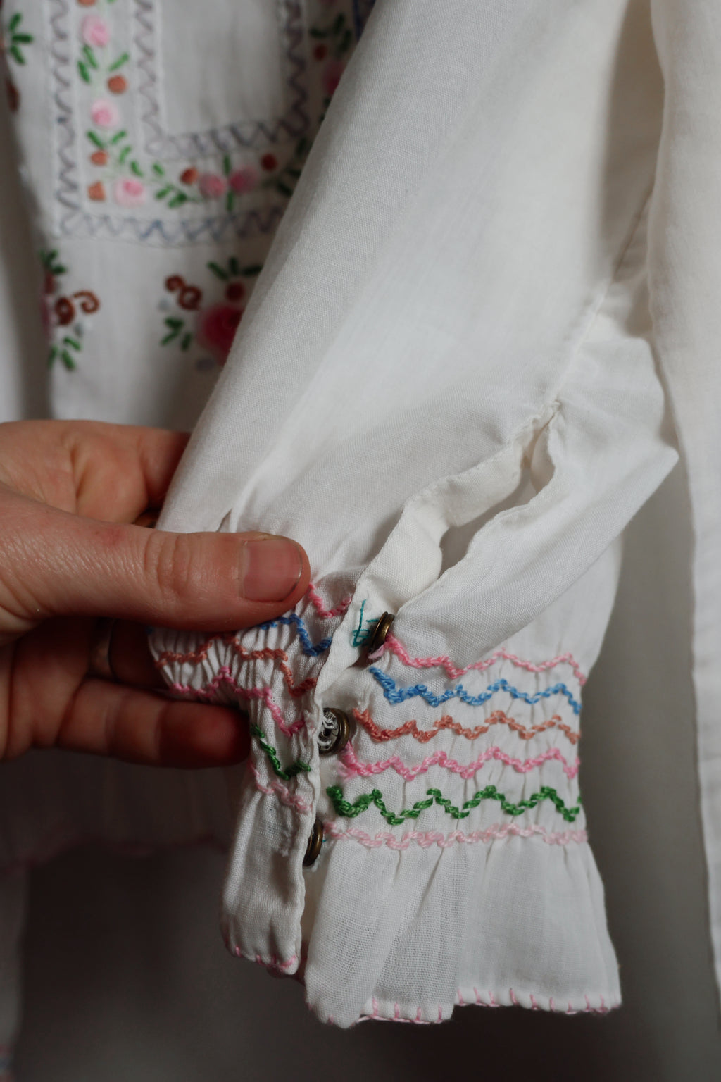Vintage 1970’s Embroidered Blouse