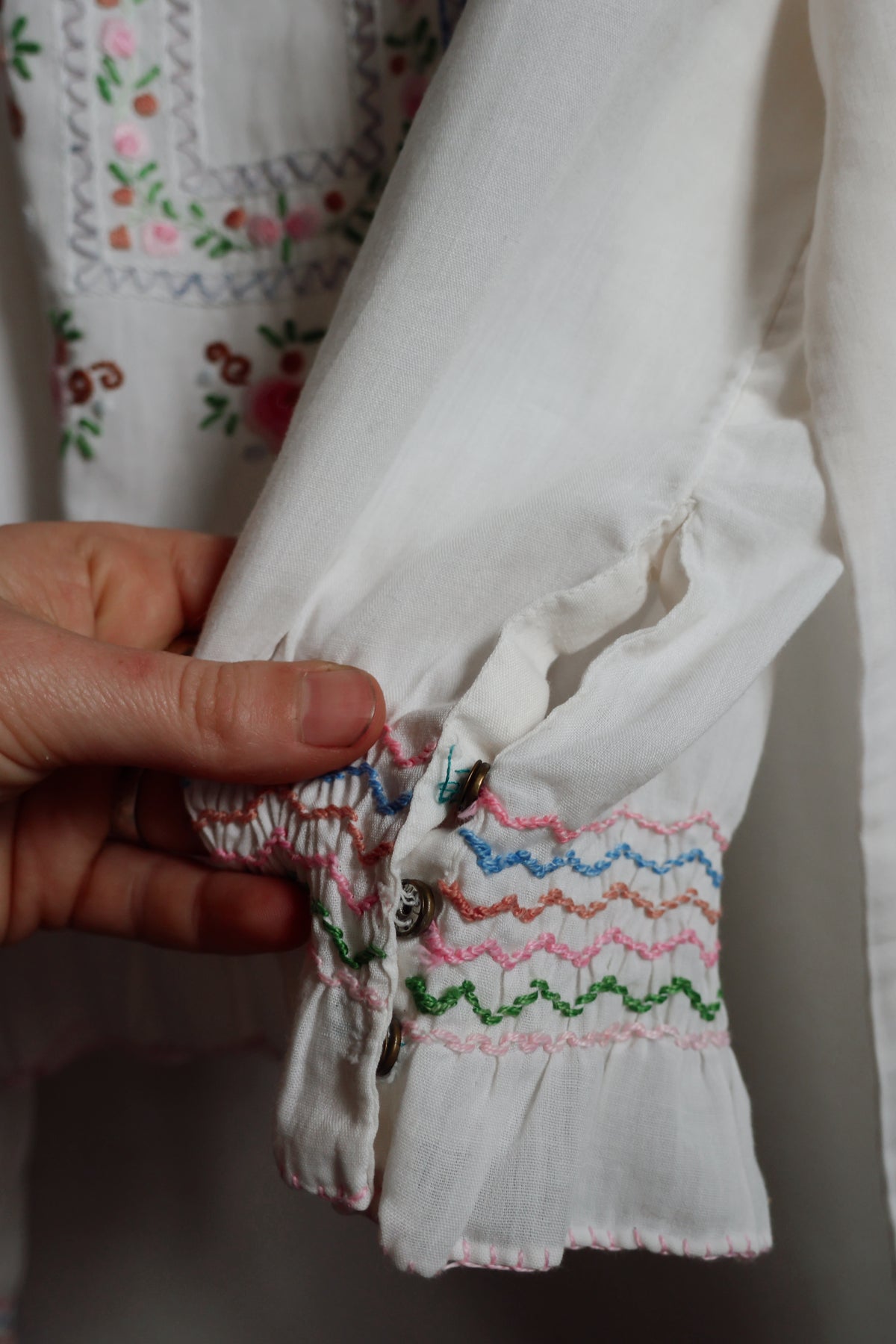 Vintage 1970’s Embroidered Blouse