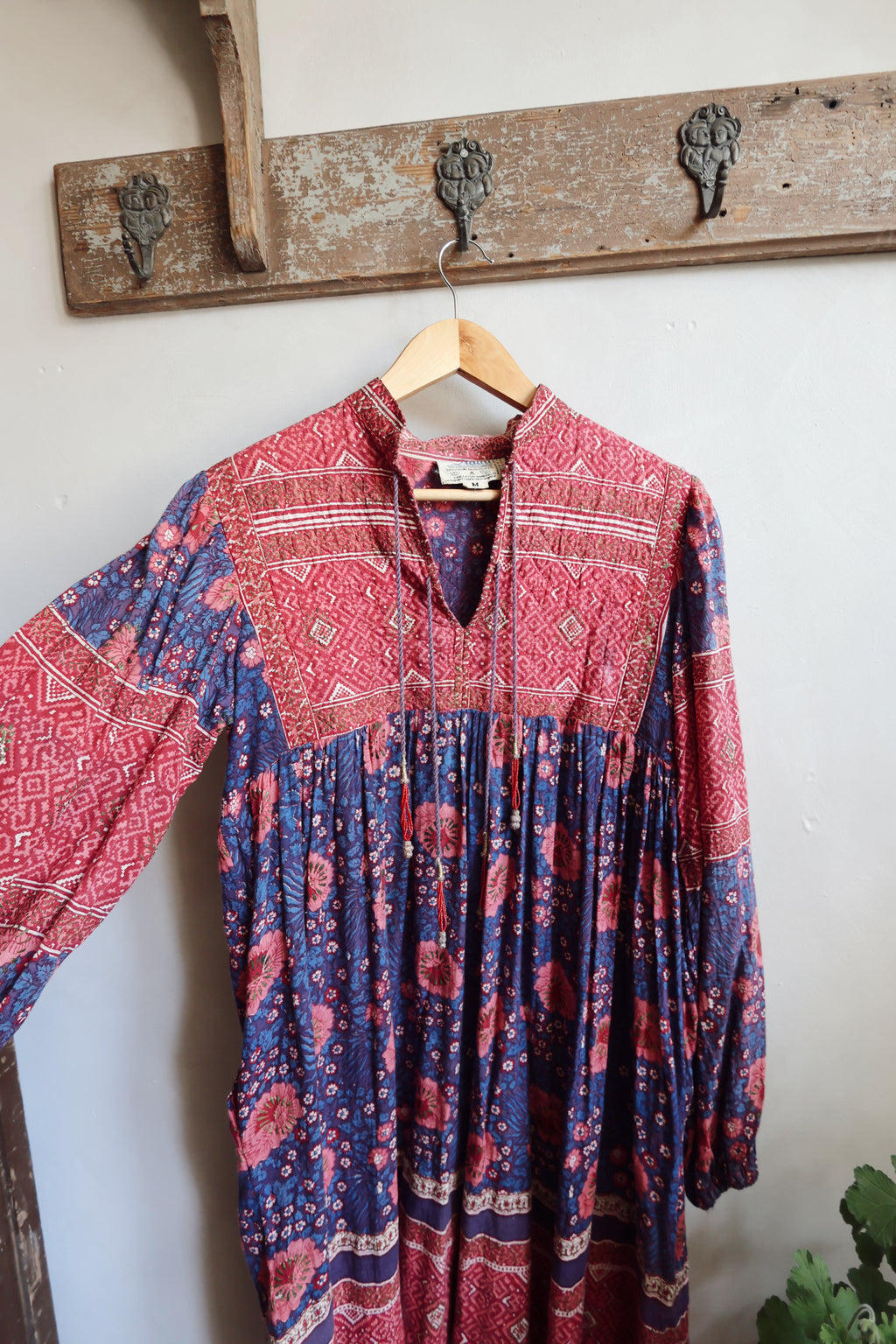 Vintage Adini Indian Cotton Dress