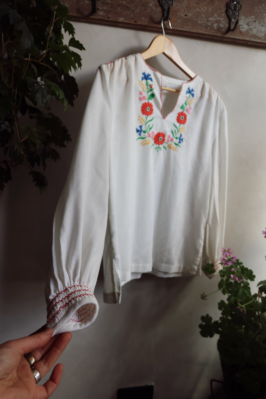 Embroidered Vintage Blouse