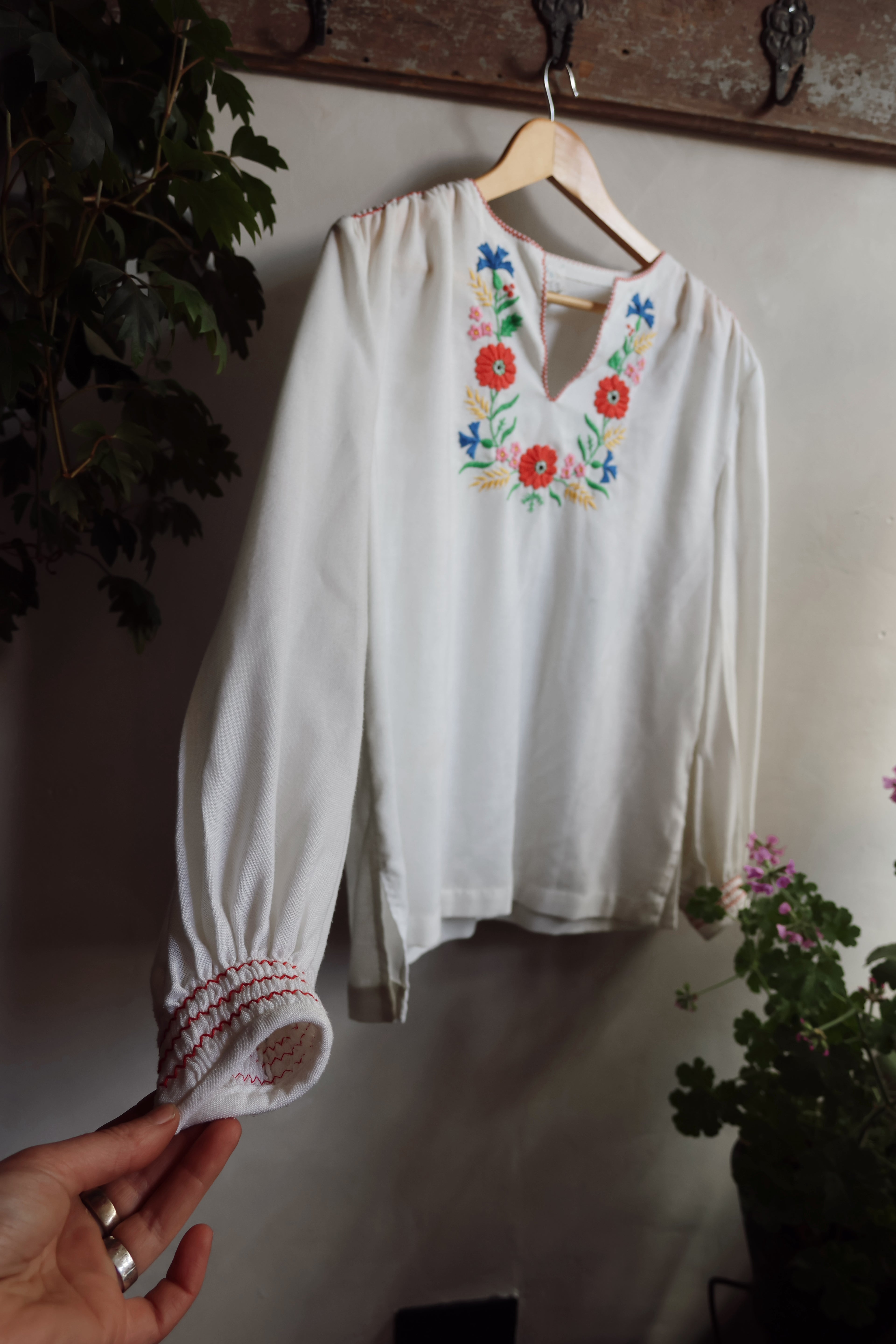 Embroidered Vintage Blouse