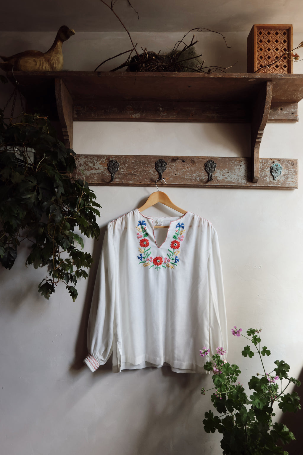 Embroidered Vintage Blouse