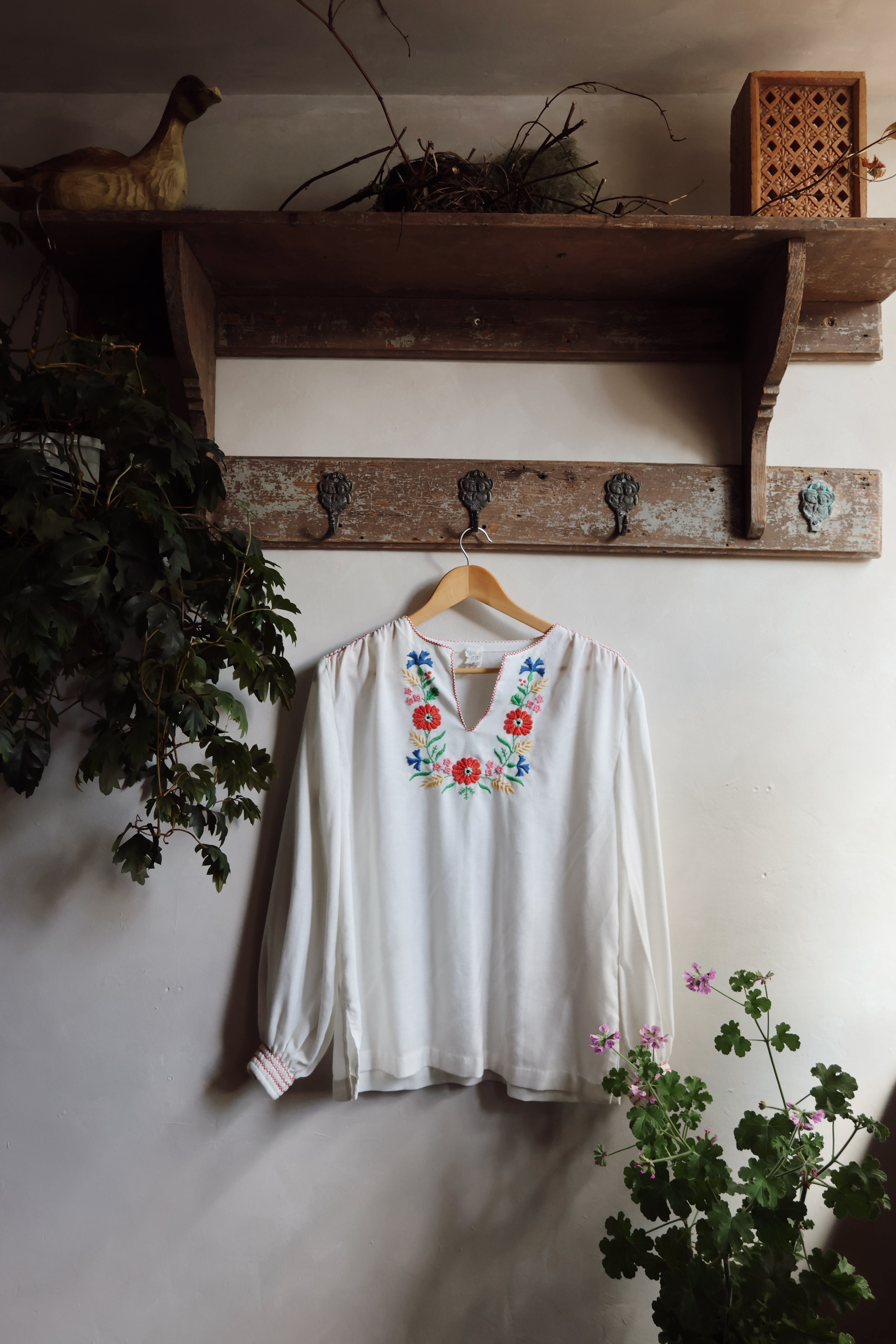 Embroidered Vintage Blouse