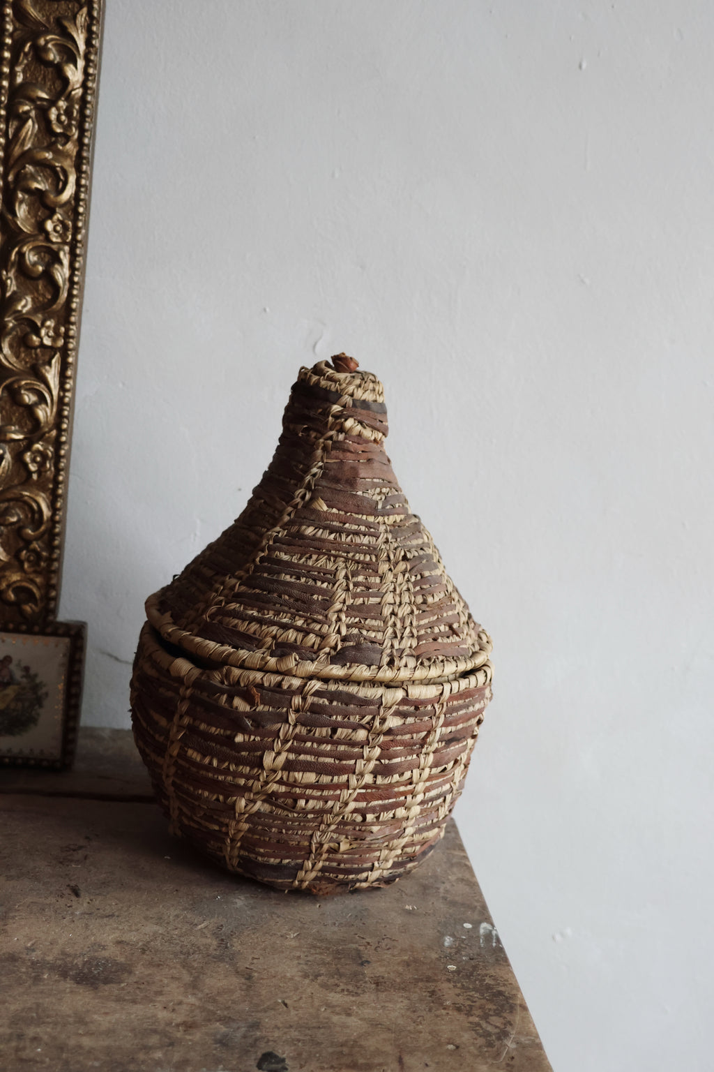 Two Antique Woven Baskets