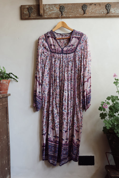1970’s Vintage Indian Blockprint Dress