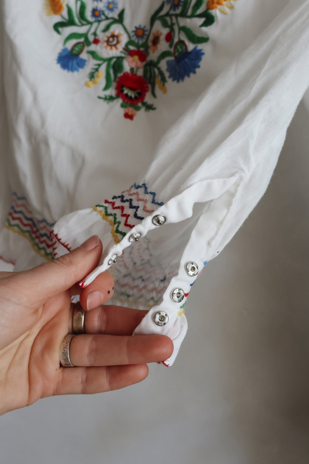 Vintage Hungarian EmbroideredBlouse