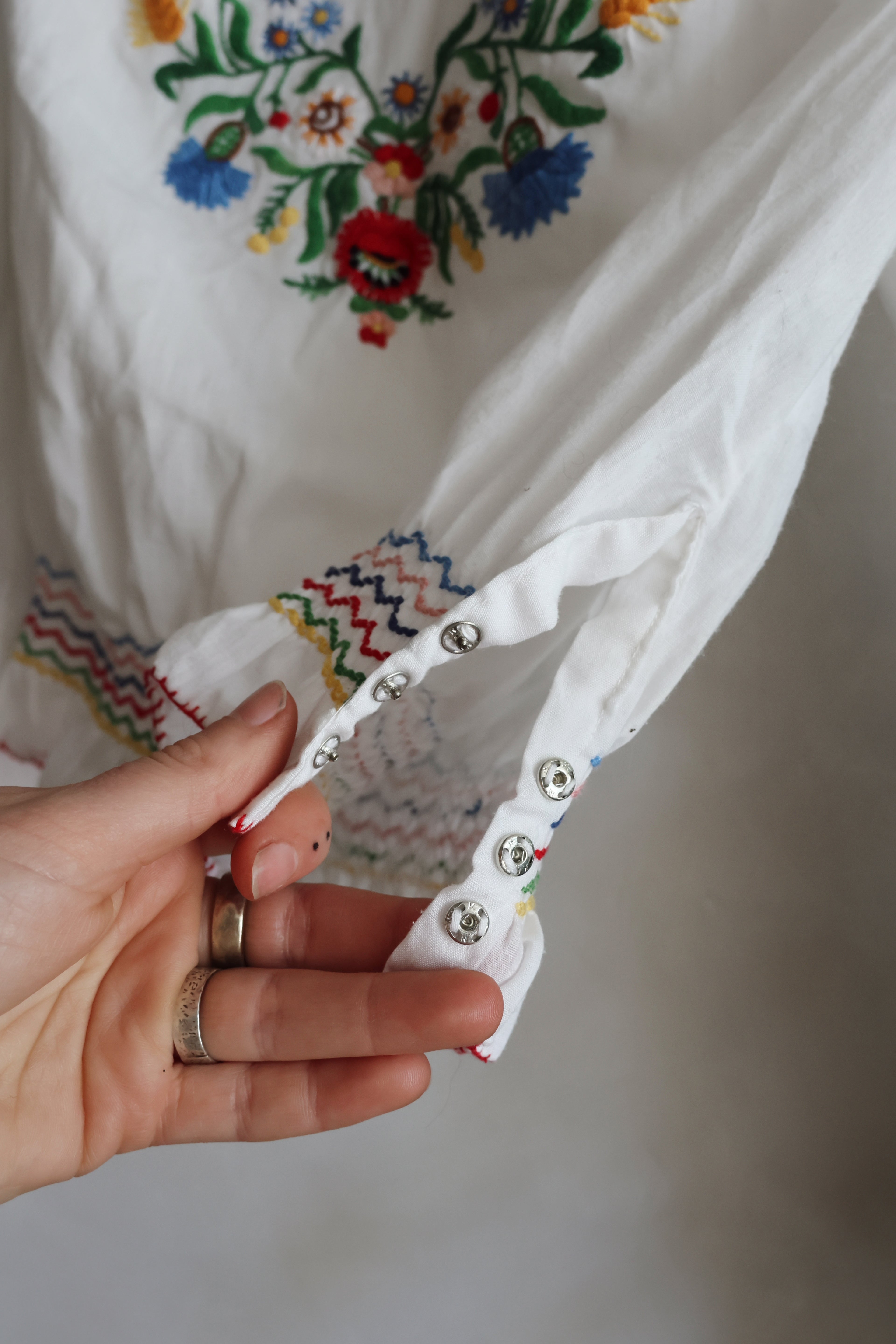 Vintage Hungarian EmbroideredBlouse