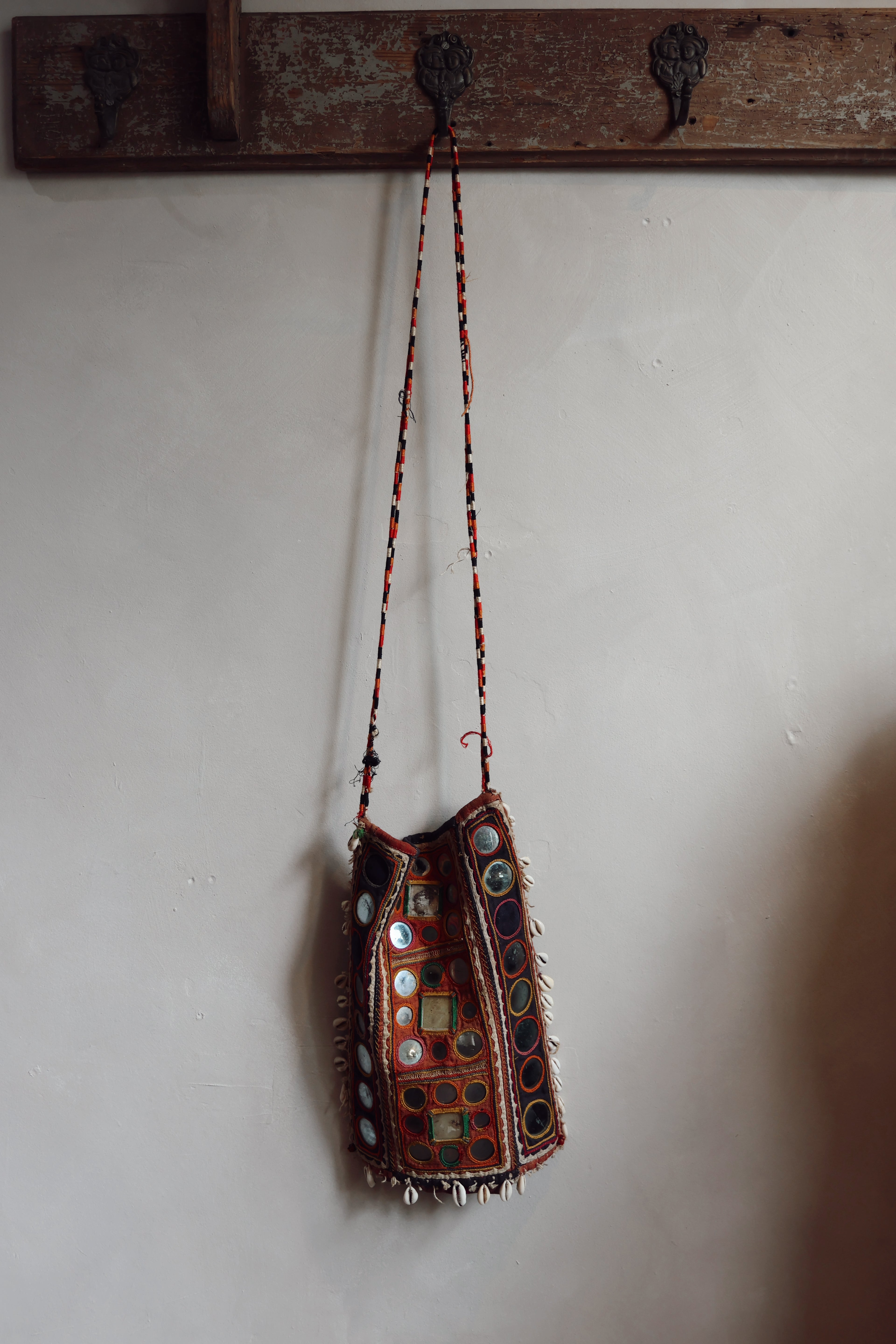 Vintage Tribal Mirrorwork Shoulder Bag