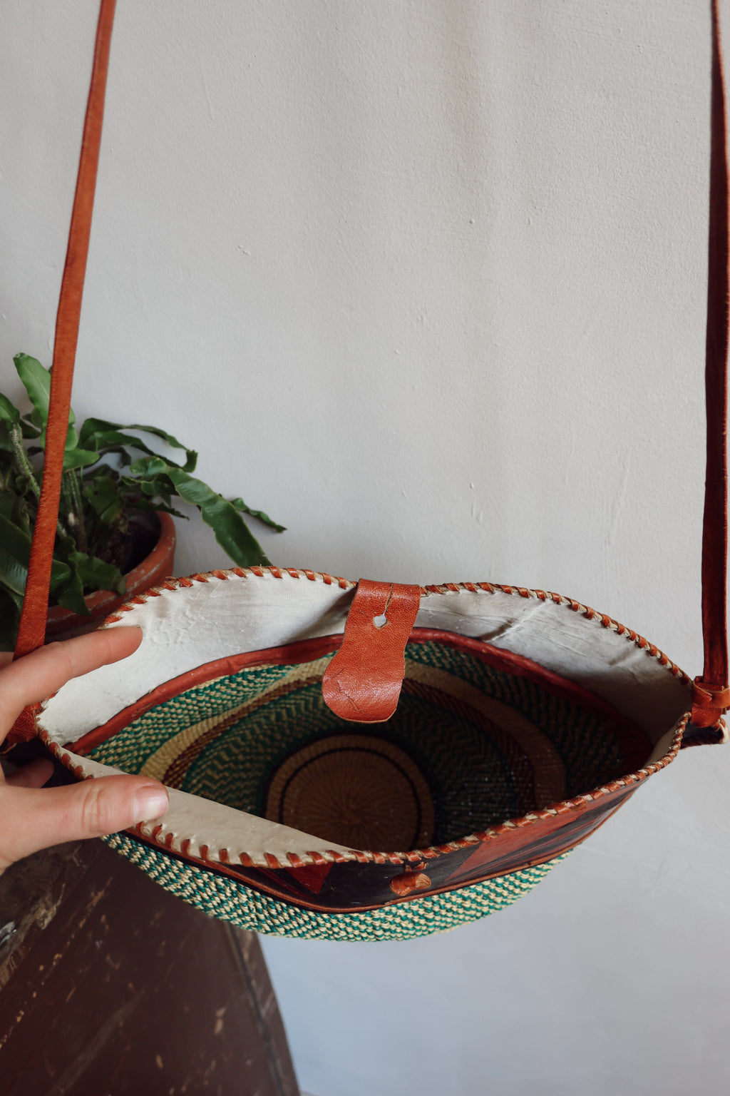 Vintage Woven Sisal Bag