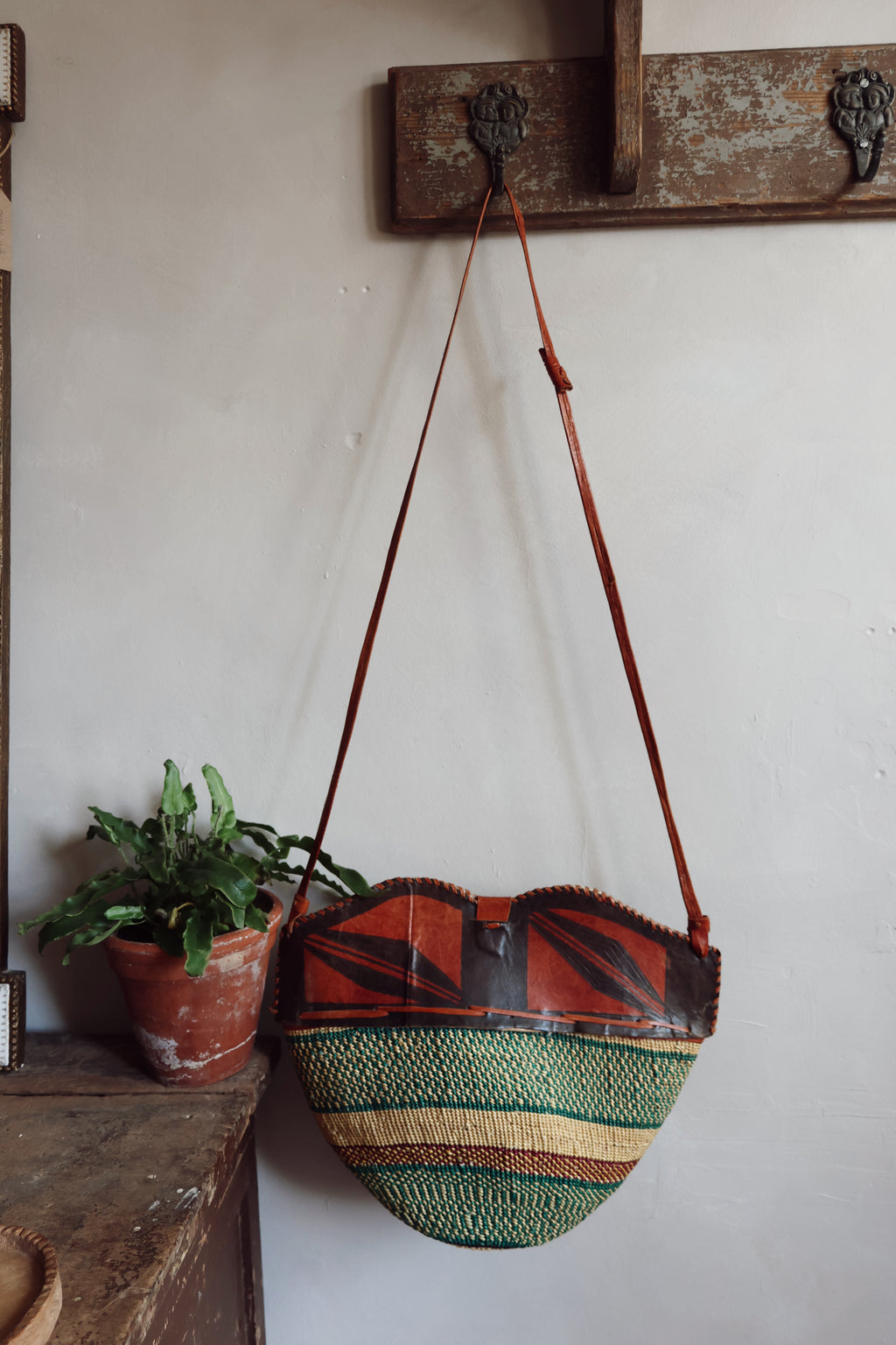Vintage Woven Sisal Bag