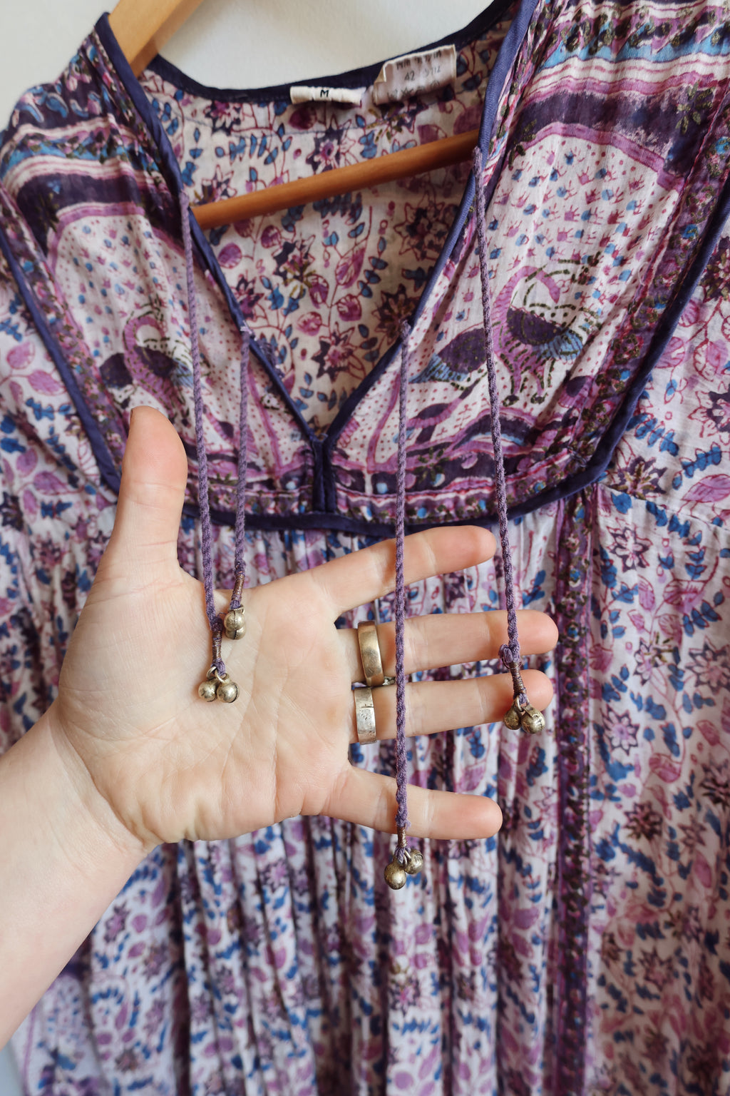 1970’s Vintage Indian Blockprint Dress