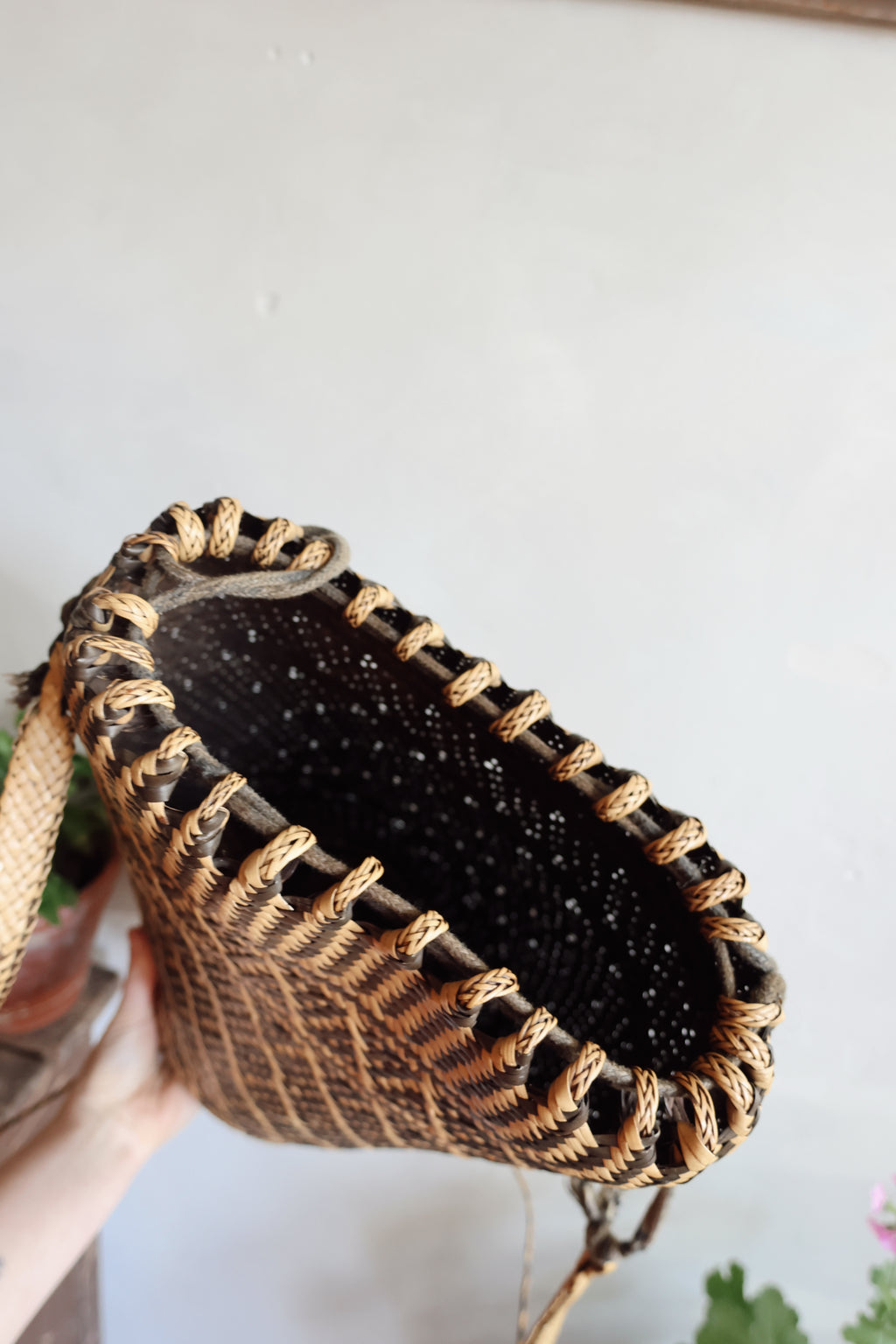 Vintage Woven Backpack