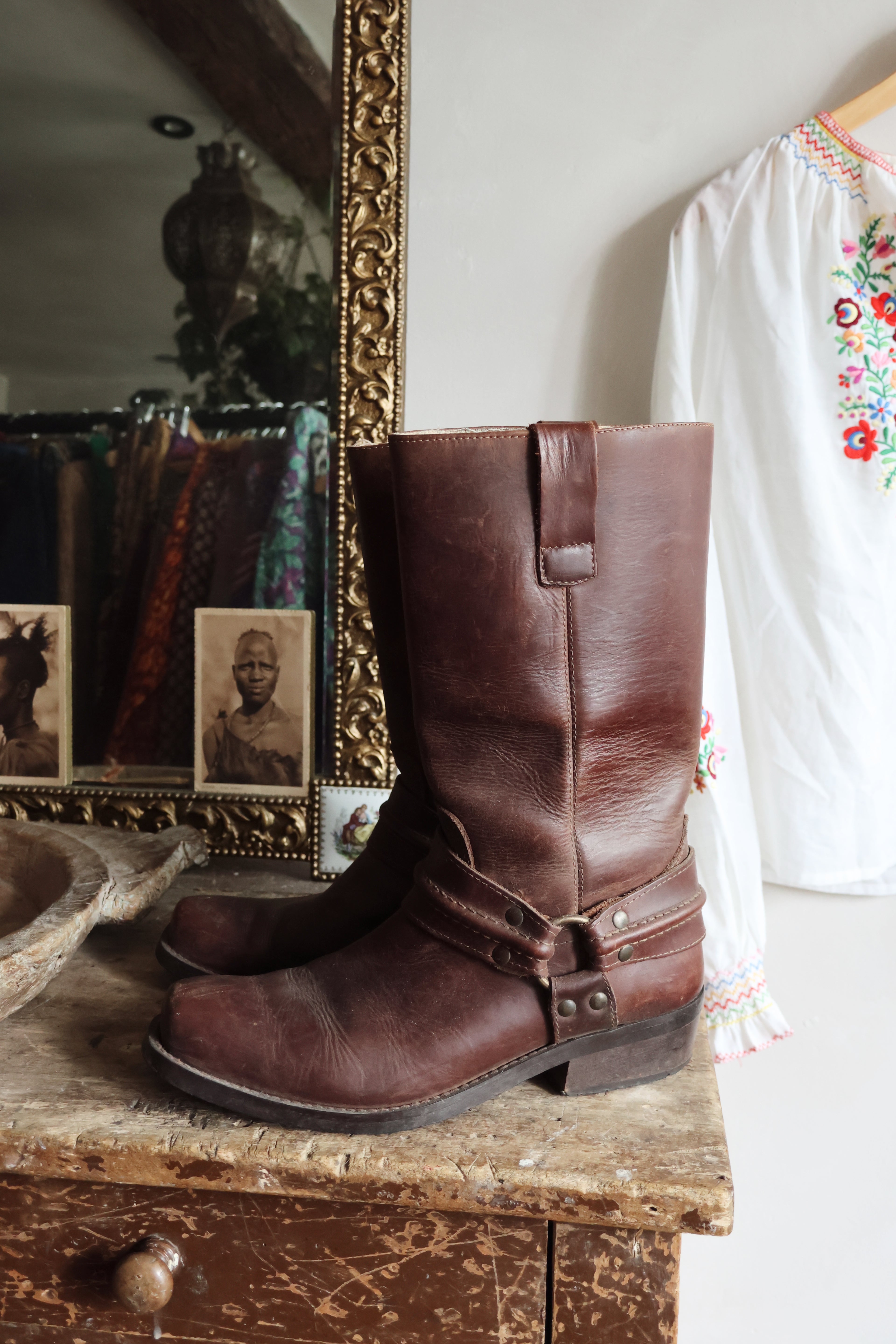 Vintage Leather Boots