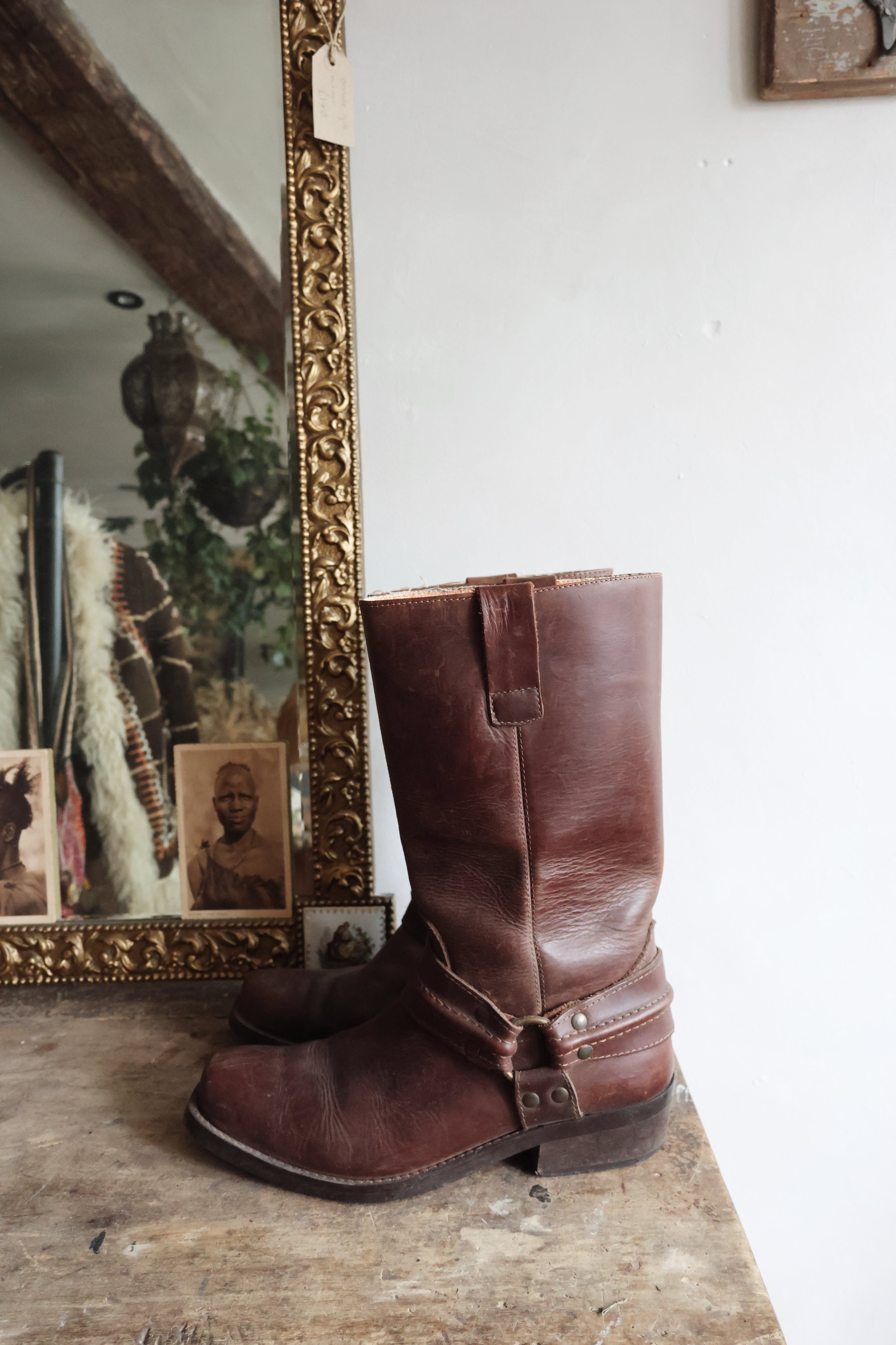 Vintage Leather Boots