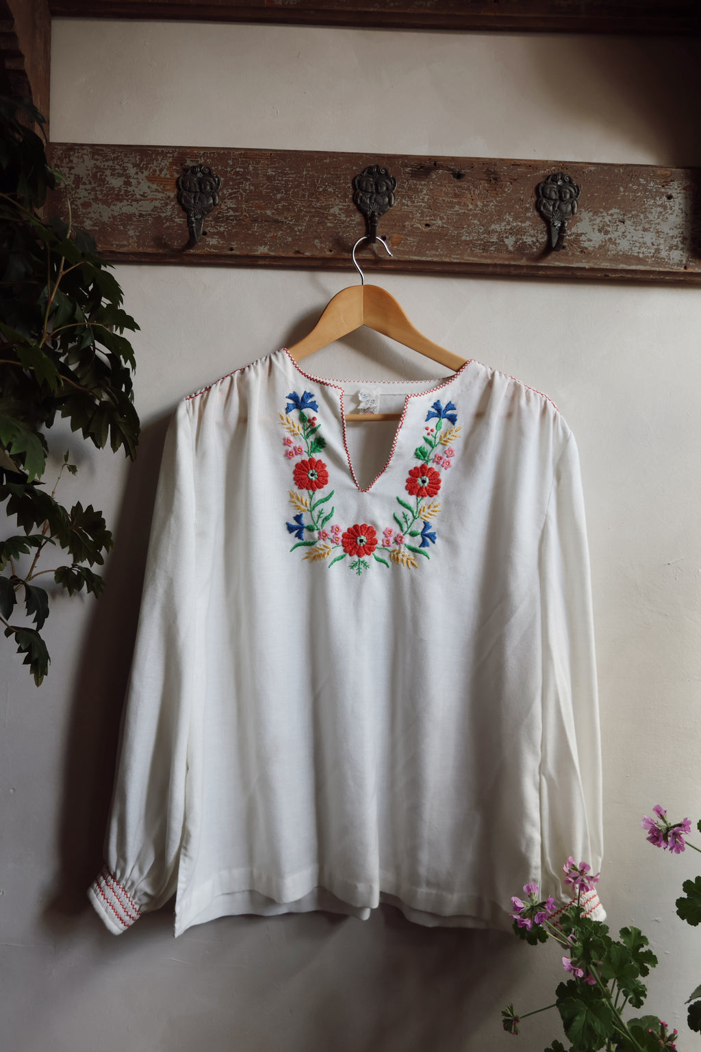 Embroidered Vintage Blouse