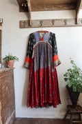 Antique Afghan Tribal Dress c. 1940s–1960s | Hand Embroidered Bodice | Museum Textile | Ethnographic Costume