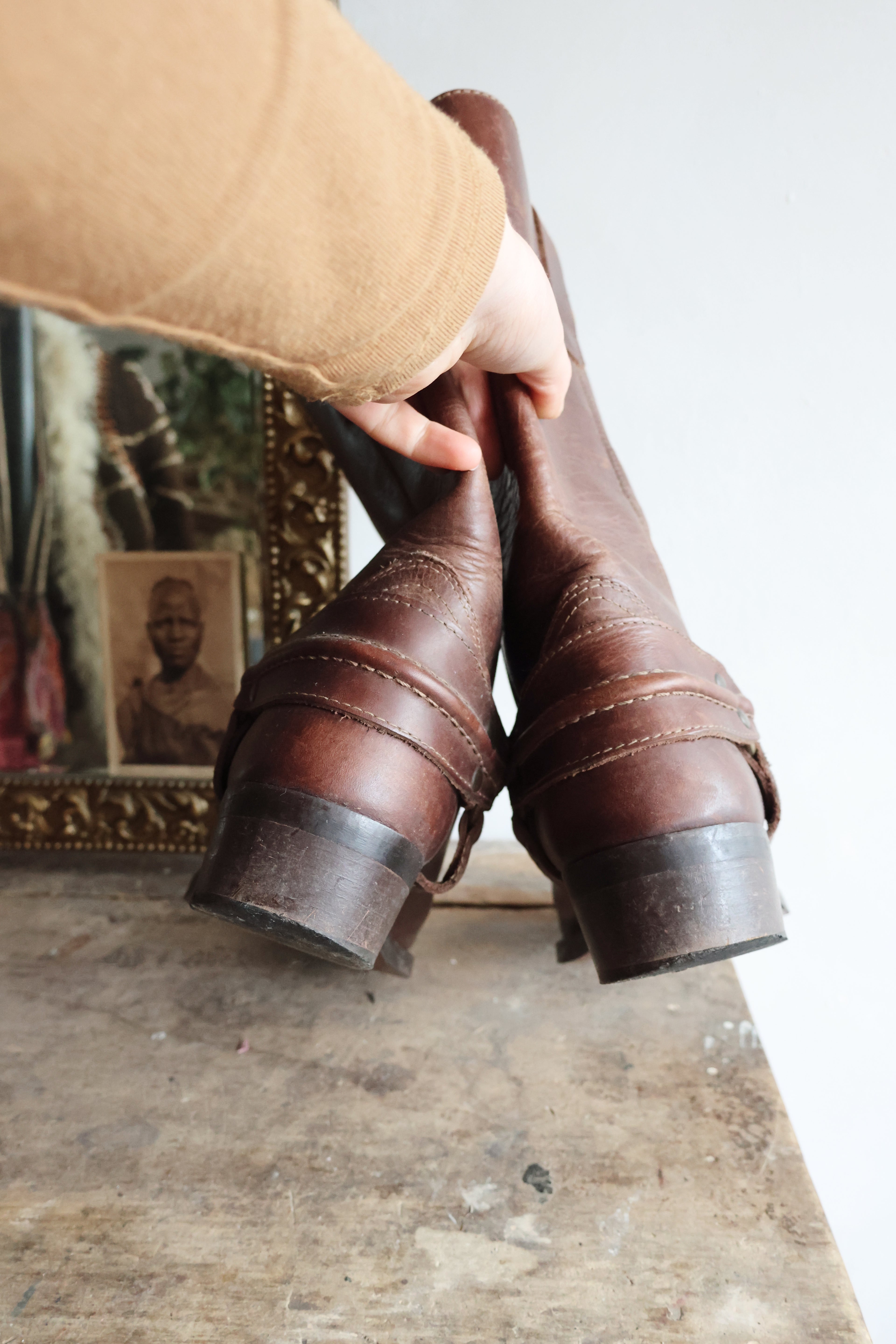 Vintage Leather Boots