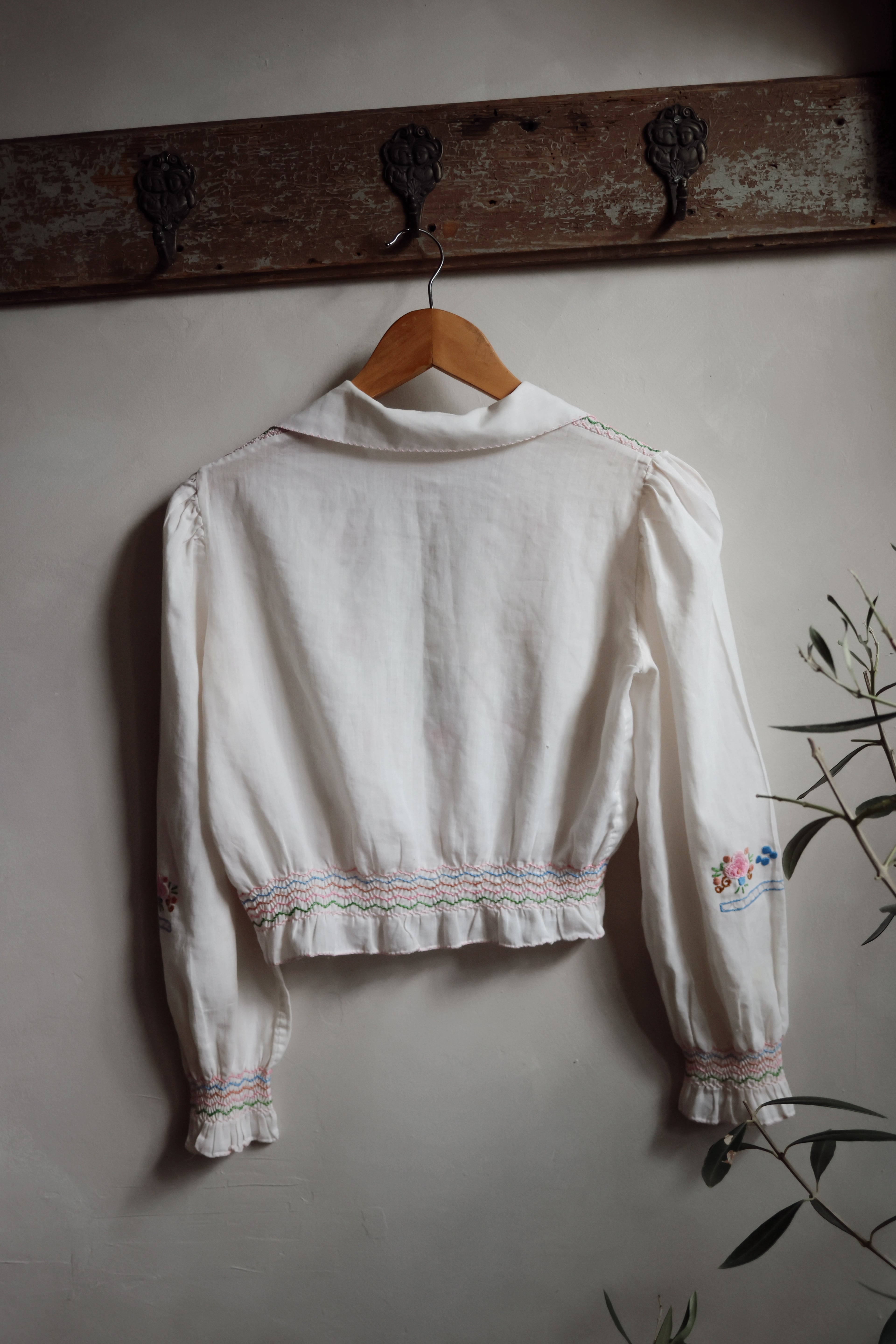 Vintage 1970’s Embroidered Blouse