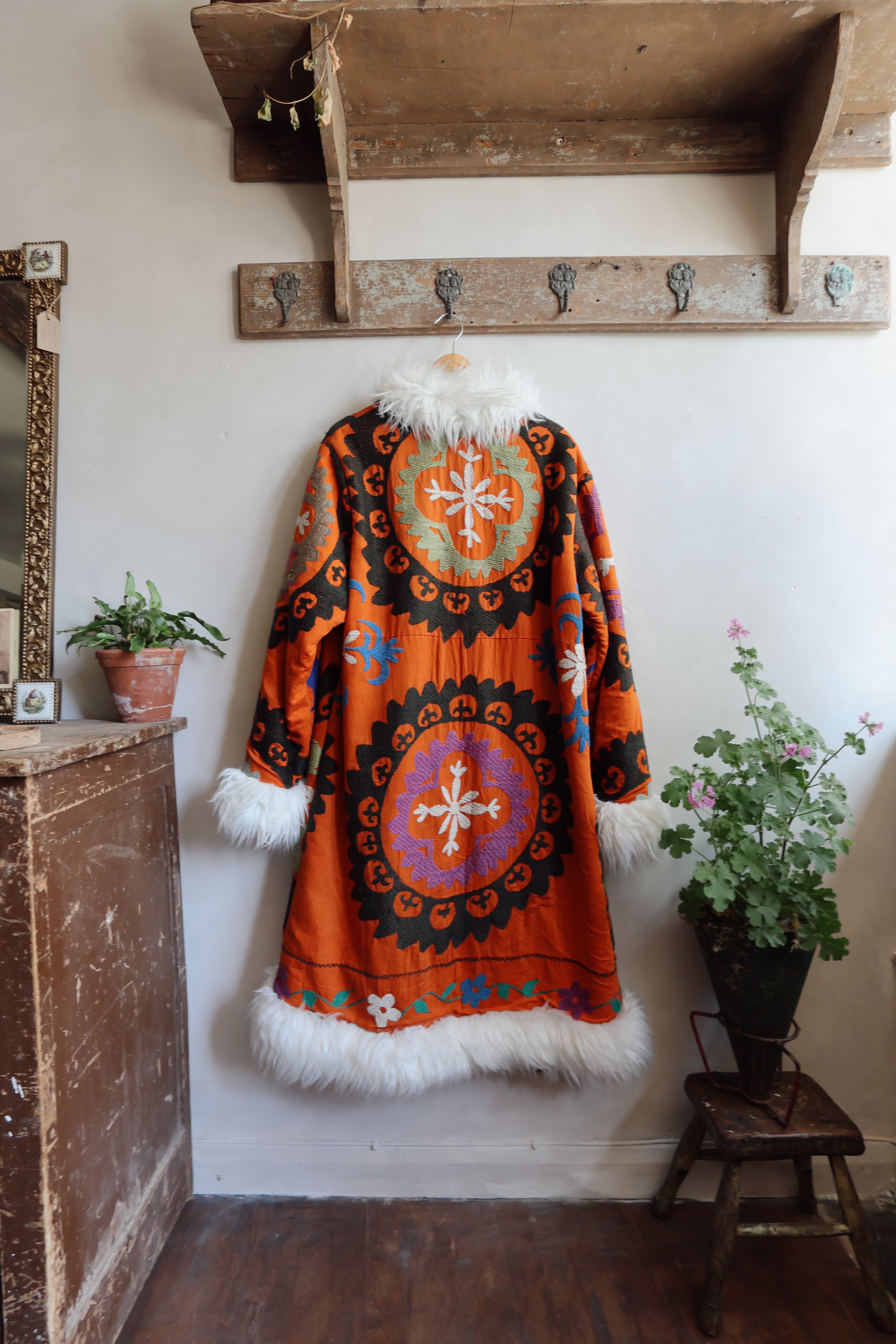 Beautiful Embroidered Suzani Afghan Coat
