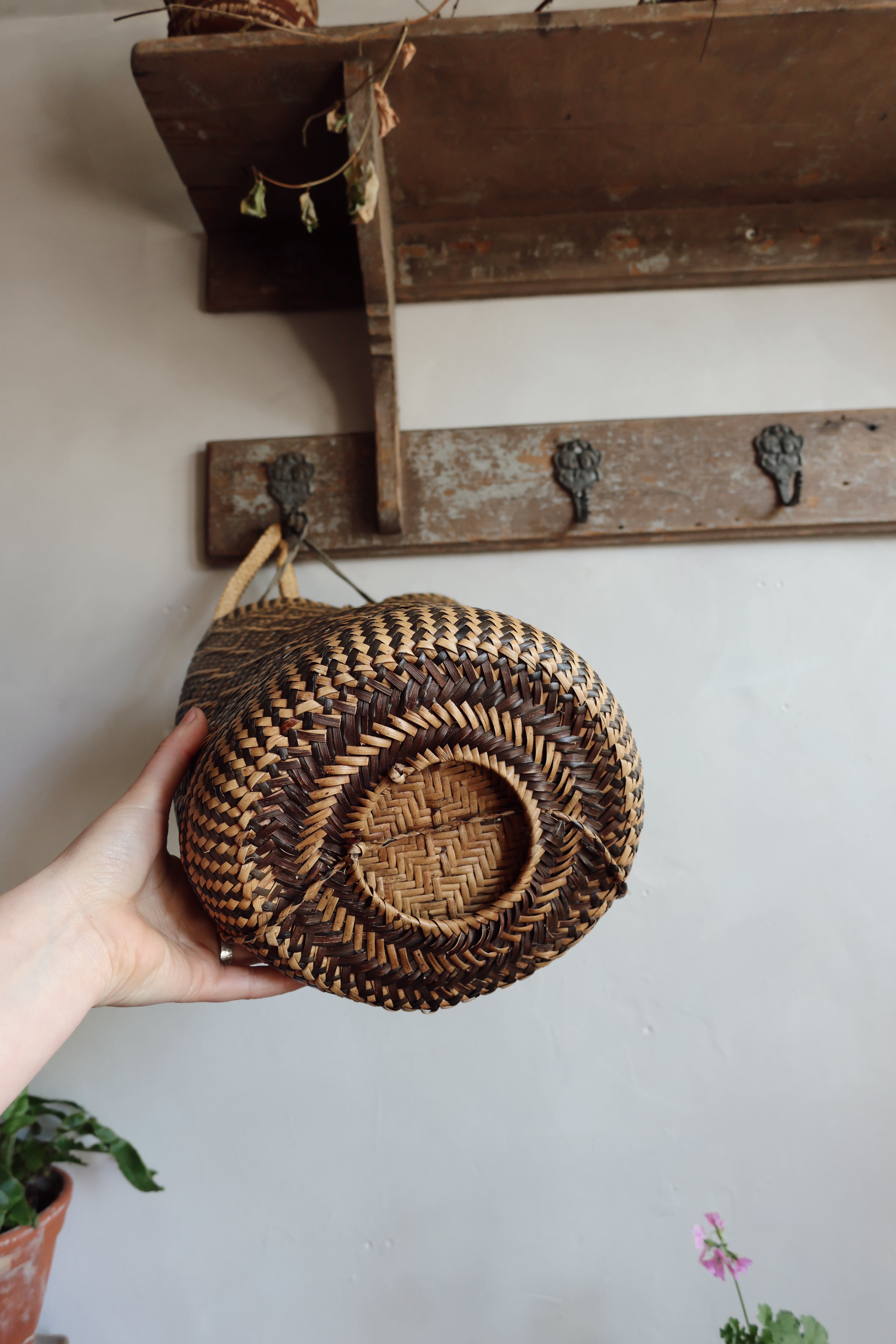 Vintage Woven Backpack