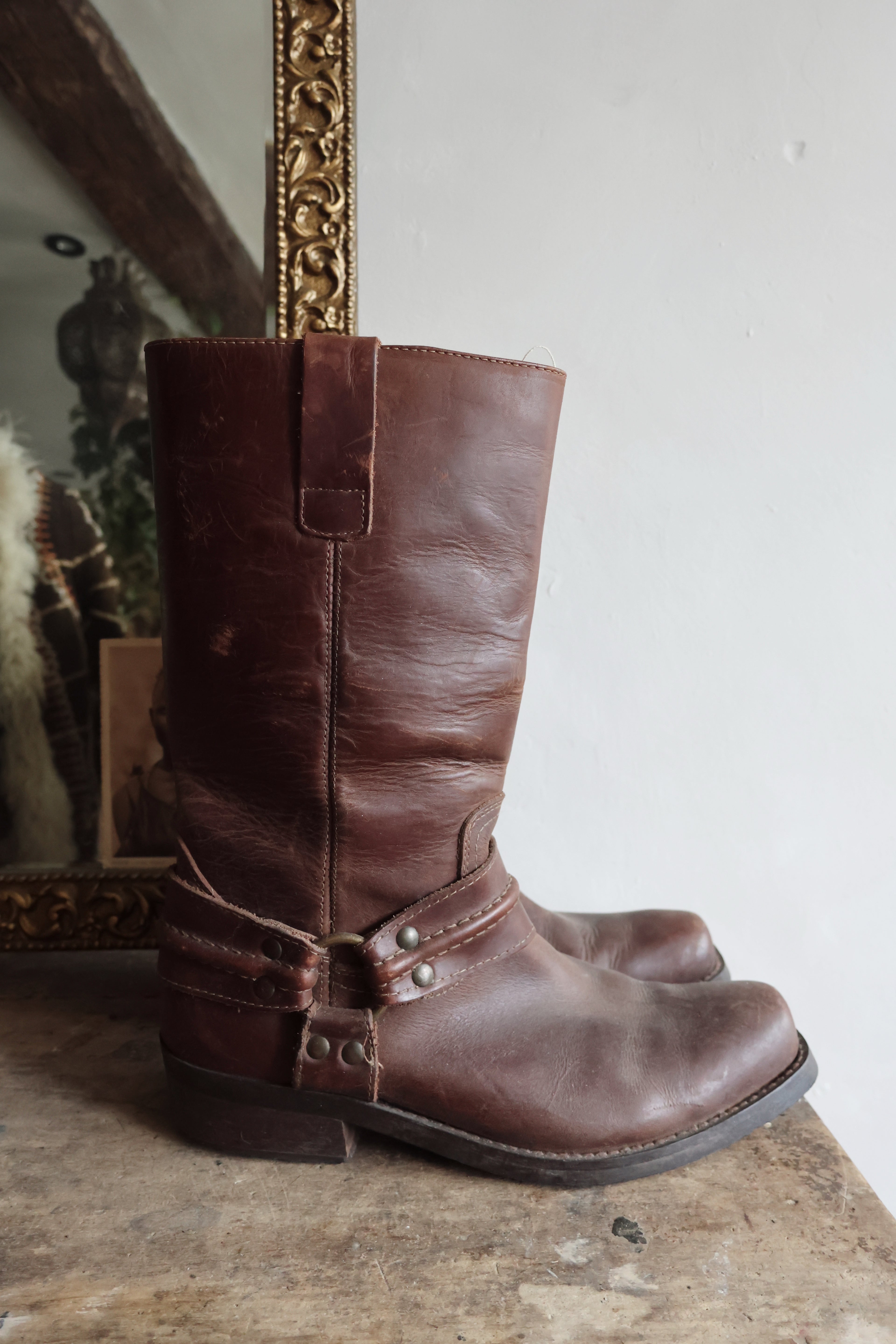 Vintage Leather Boots