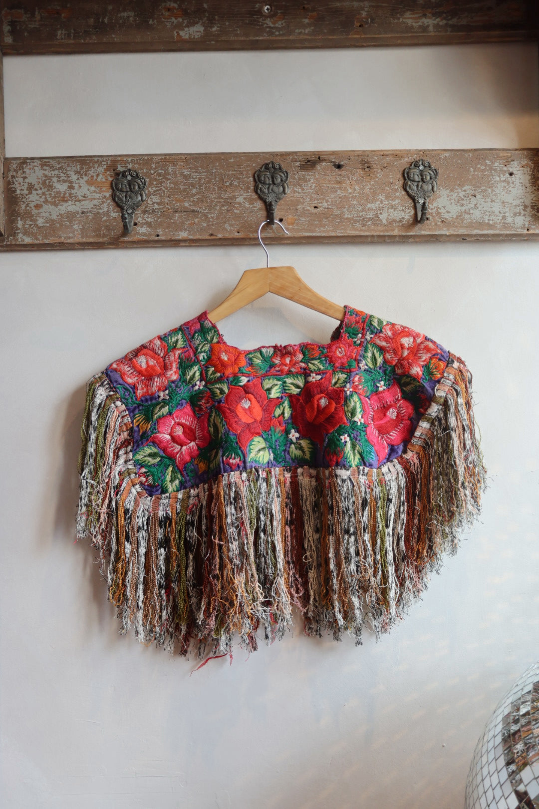 Embroidered Folk-Art Cape