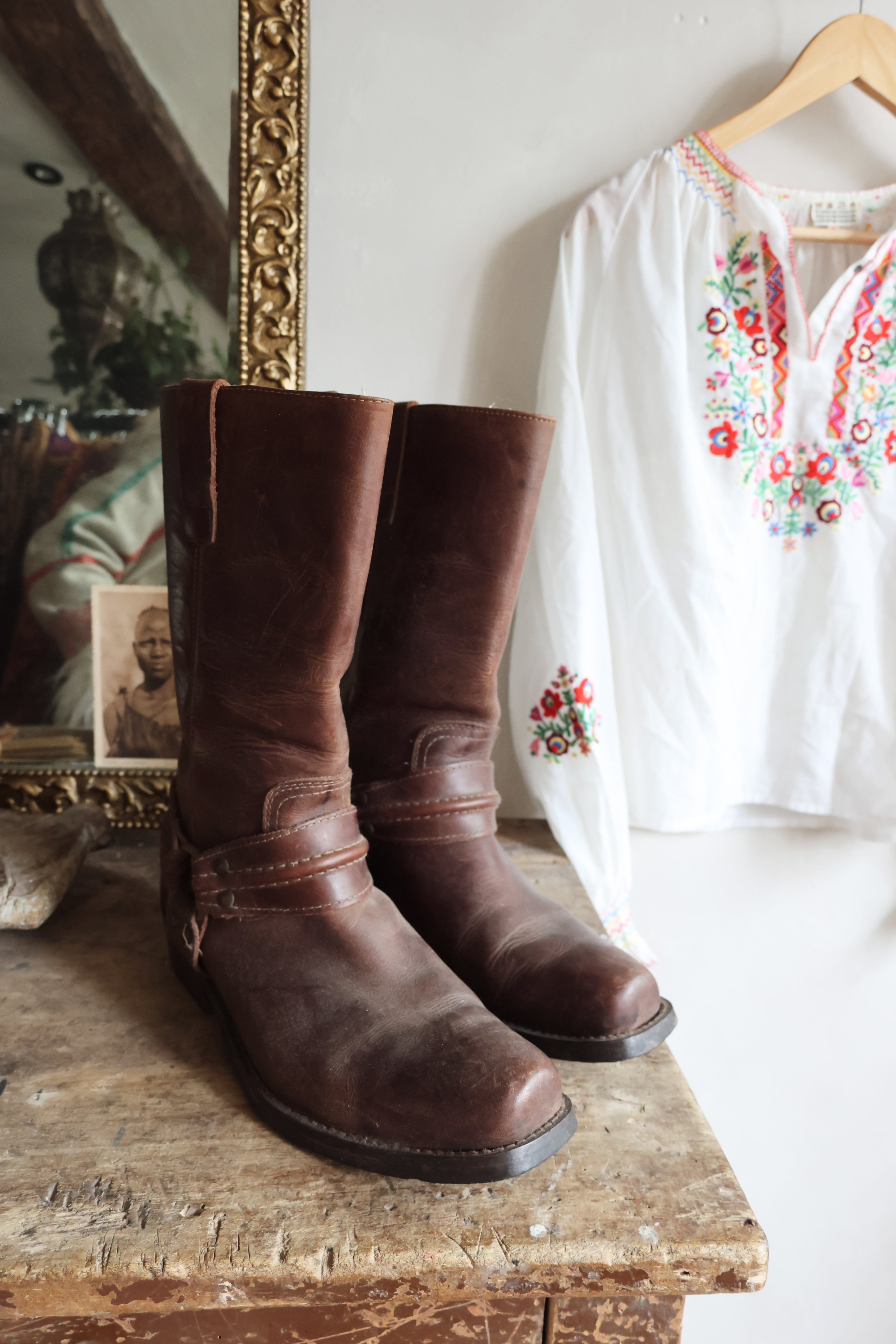 Vintage Leather Boots