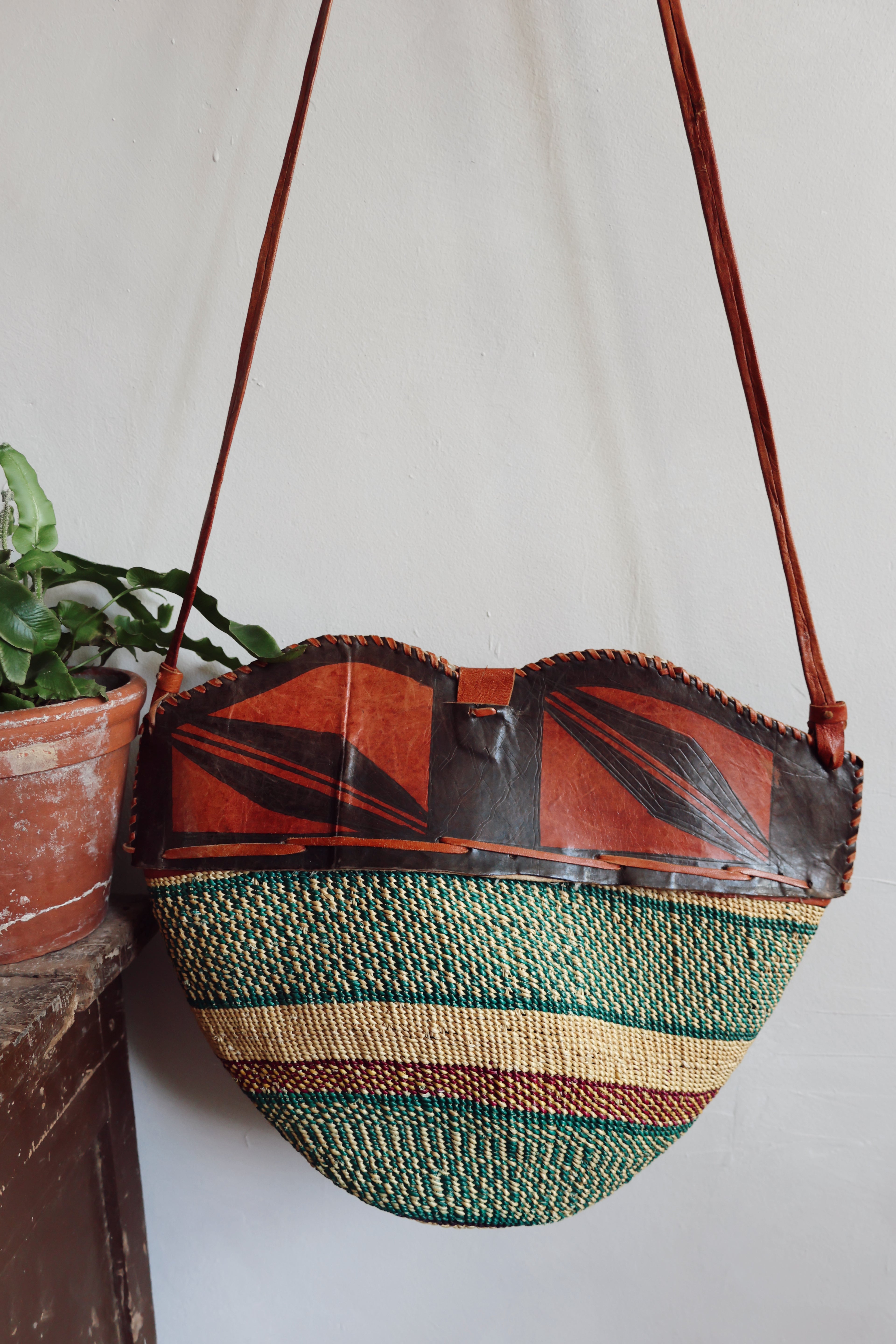 Vintage Woven Sisal Bag