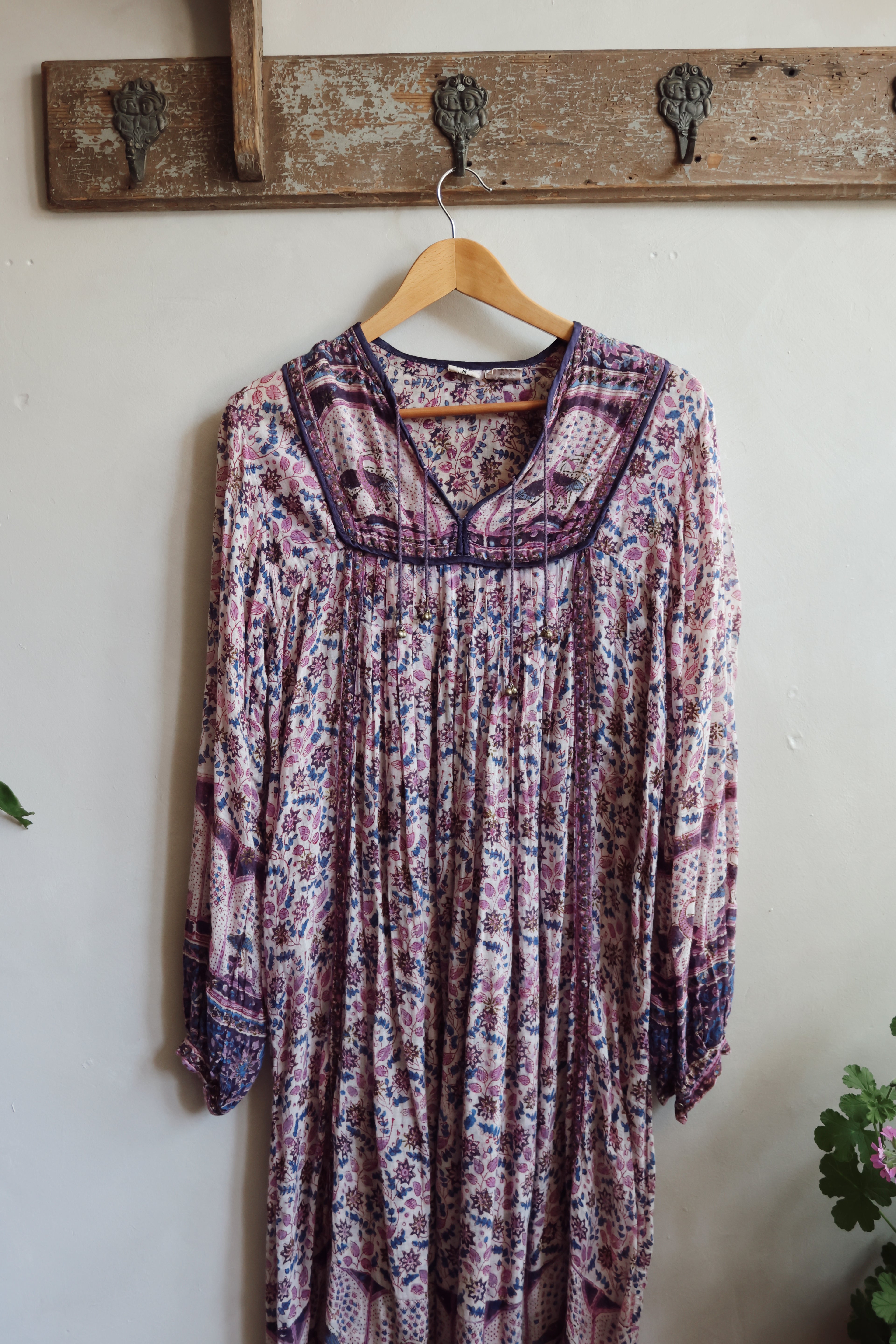 1970’s Vintage Indian Blockprint Dress
