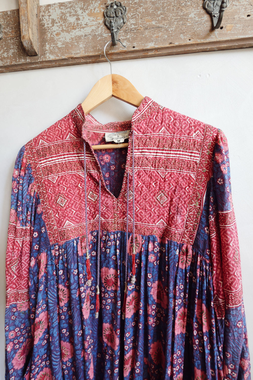 Vintage Adini Indian Cotton Dress