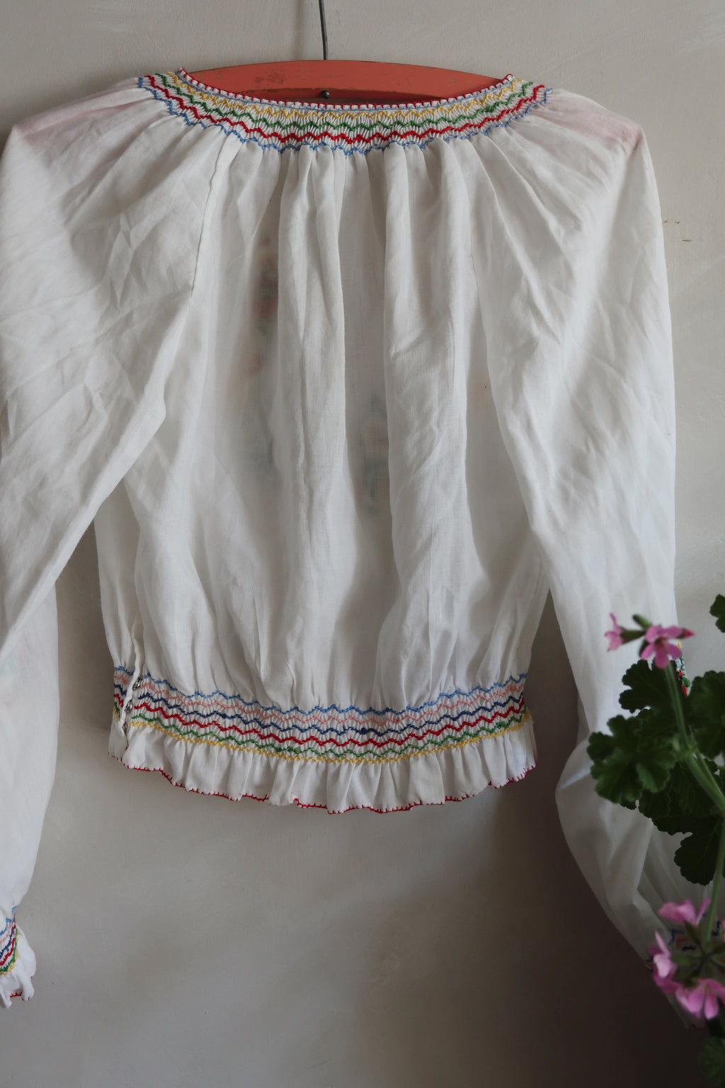 Vintage Hungarian EmbroideredBlouse