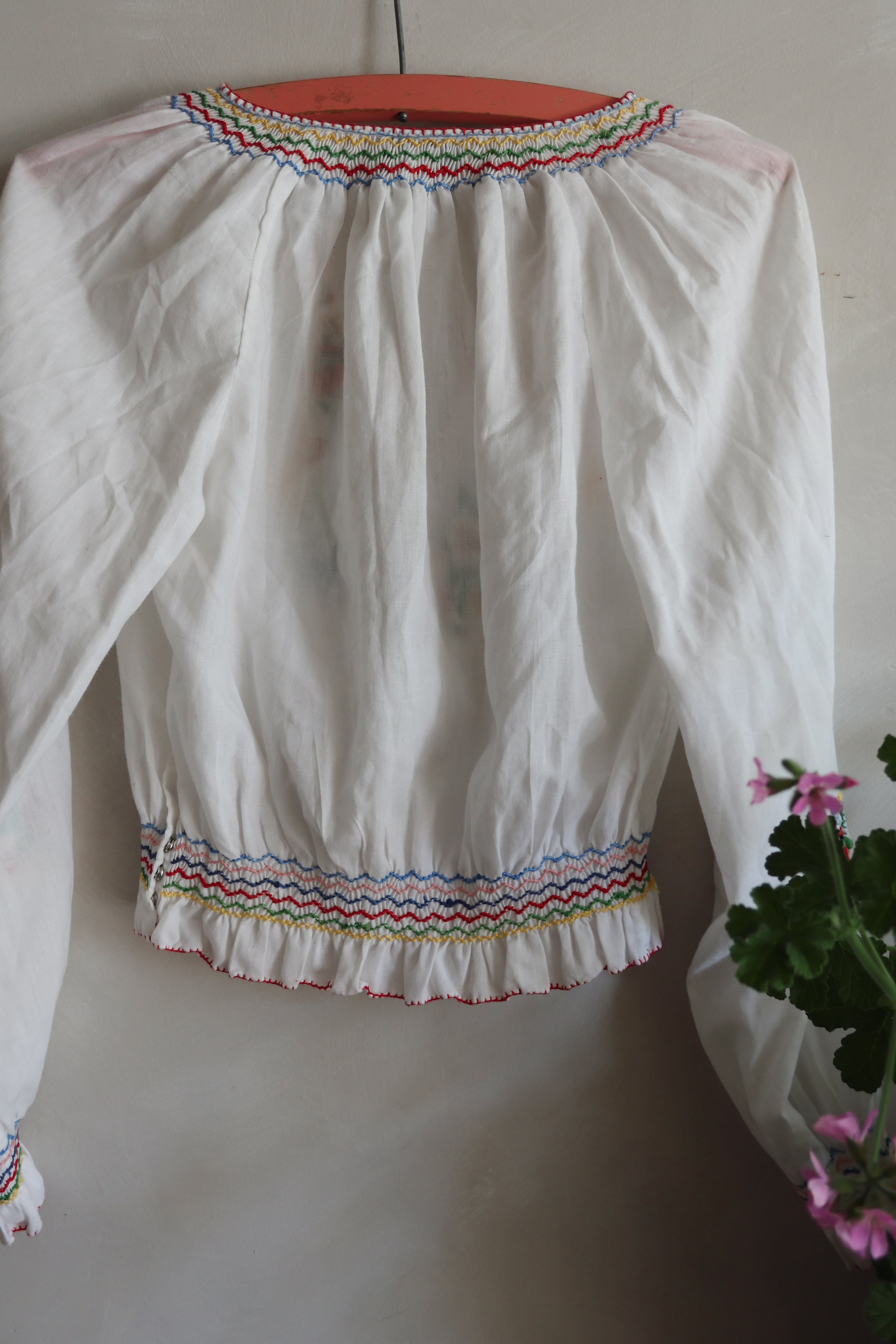 Vintage Hungarian EmbroideredBlouse