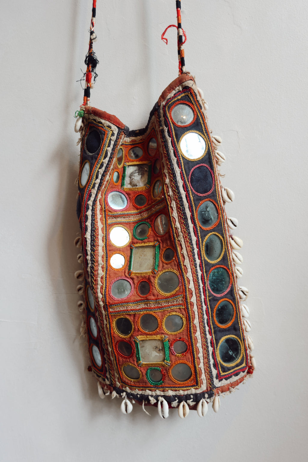 Vintage Tribal Mirrorwork Shoulder Bag